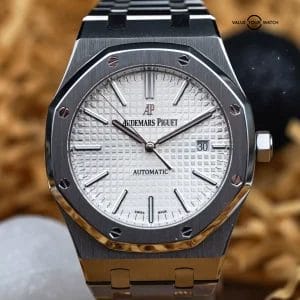 Audemars Piguet Royal Oak 15400ST White Dial 41mm Full Set