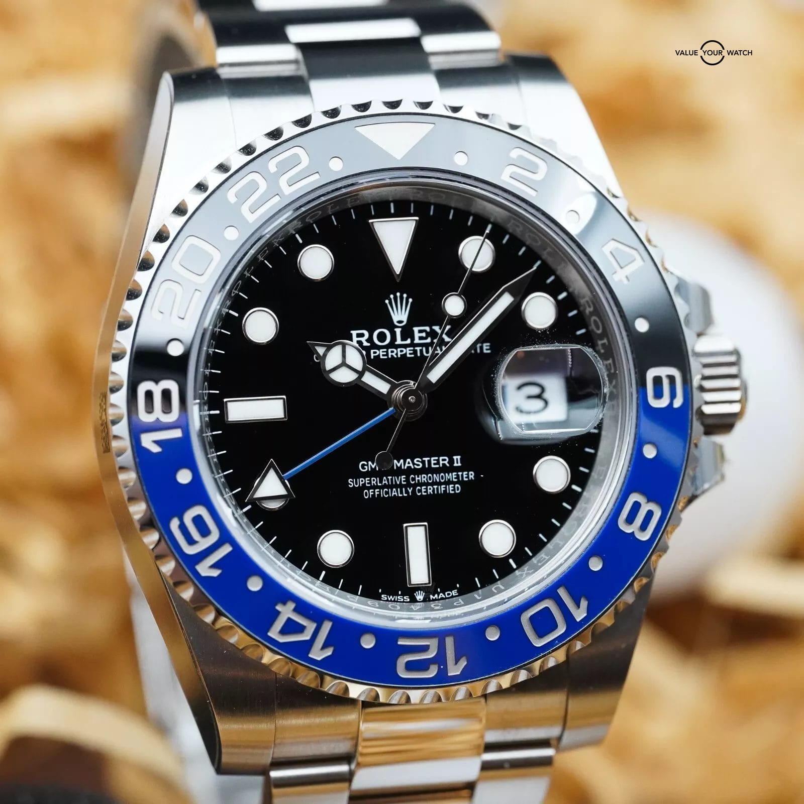 NEW Rolex GMT-Master II Batman Black Blue Steel - FULL SET - 126710BLNR - Image 13