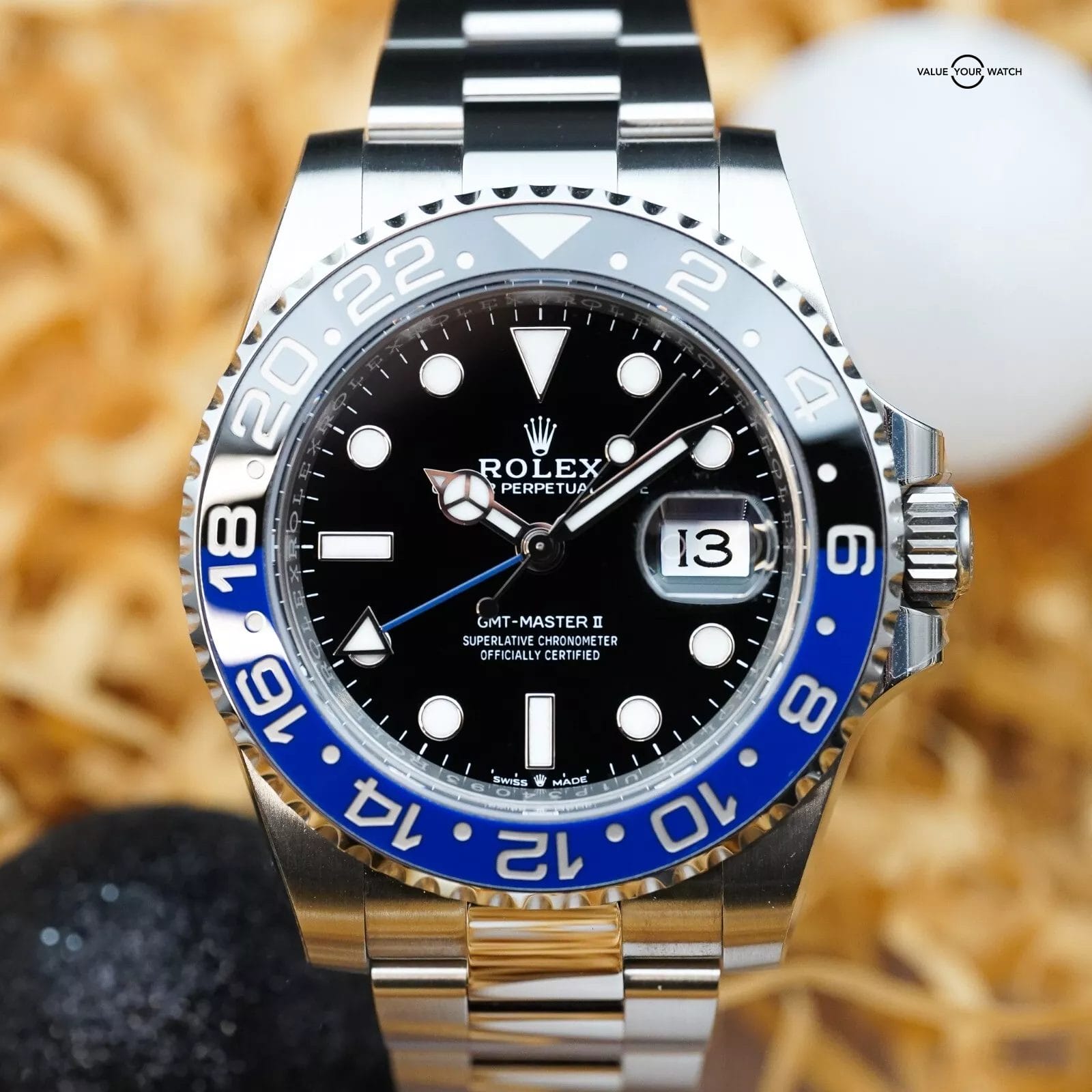 NEW Rolex GMT-Master II Batman Black Blue Steel - FULL SET - 126710BLNR