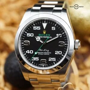 Rolex Air King Black Dial 116900 – Stainless Steel 40mm – Complete Set