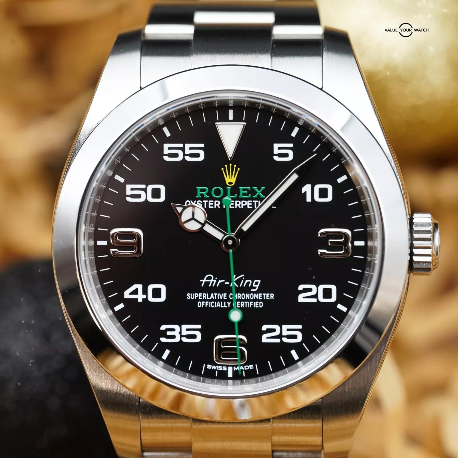 Rolex Air King Black Dial 116900 - Stainless Steel 40mm - Complete Set - Image 3