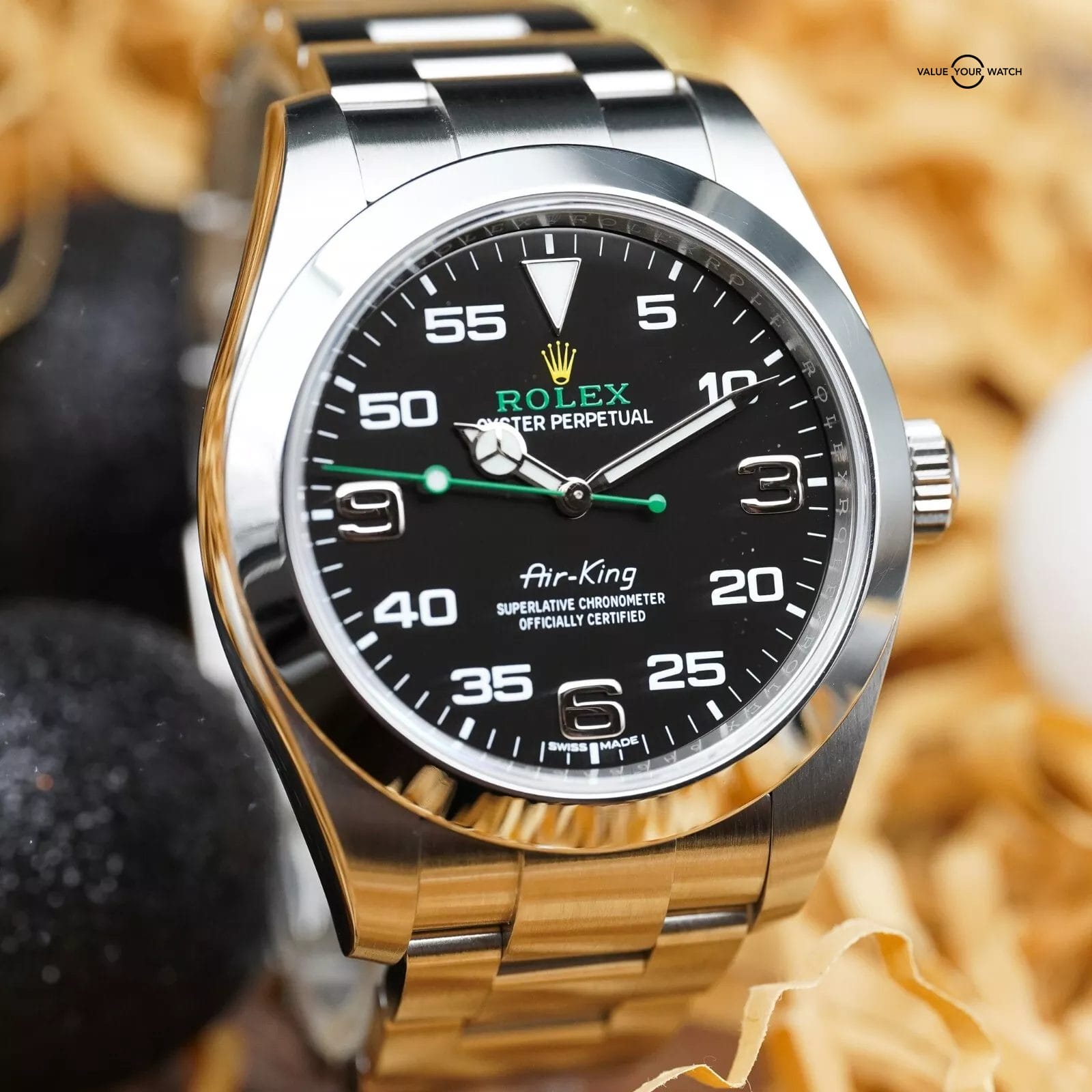 Rolex Air King Black Dial 116900 - Stainless Steel 40mm - Complete Set - Image 13