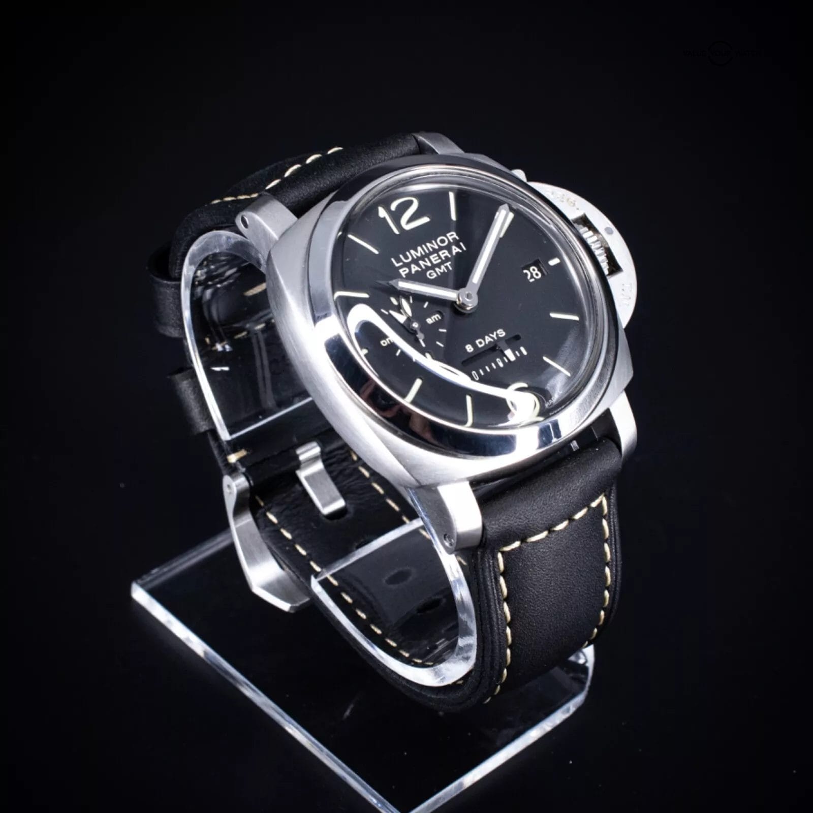 Panerai Luminor 1950 44mm Manual Wind 8-Day GMT, Ref. PAM00233 with Box - Image 5