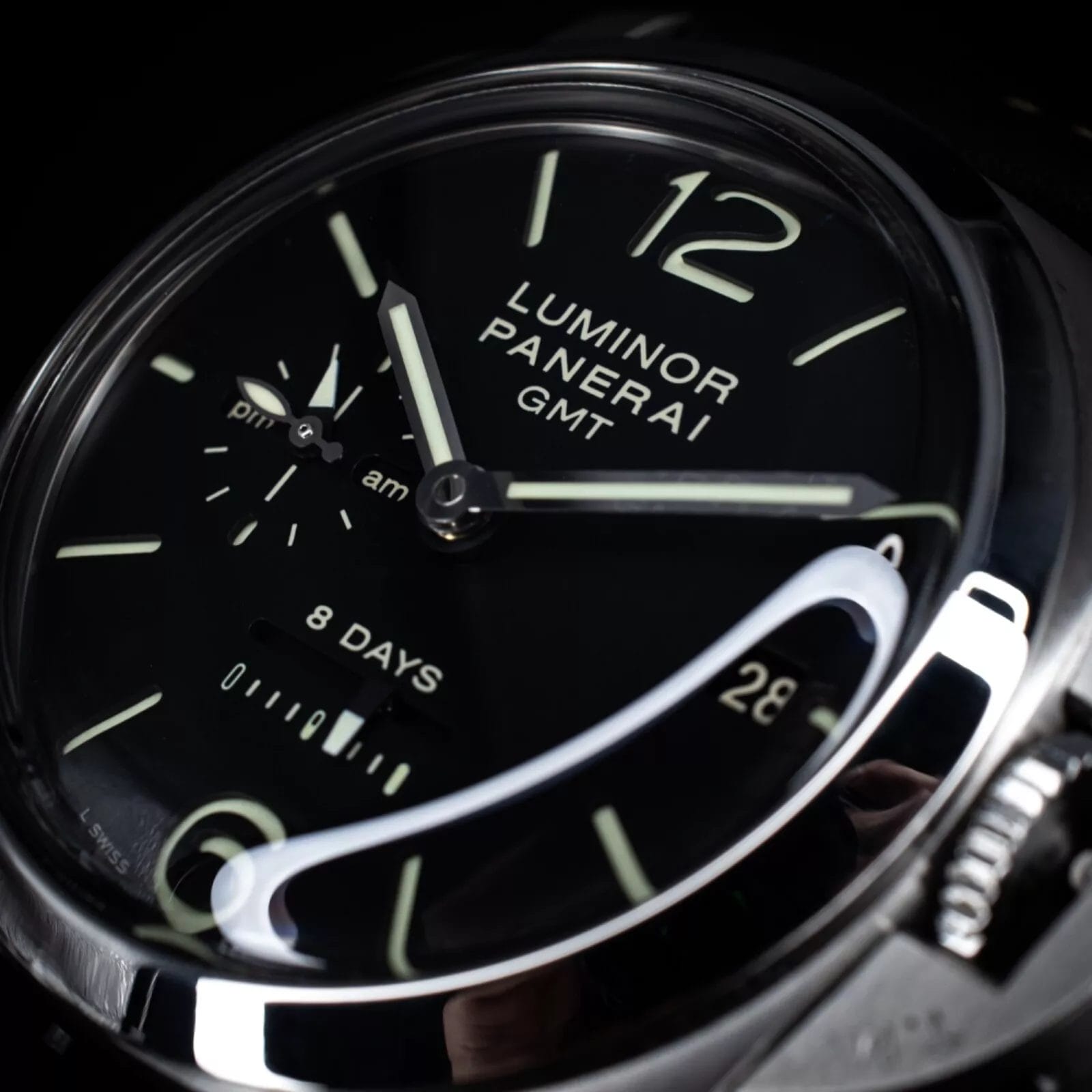 Panerai Luminor 1950 44mm Manual Wind 8-Day GMT, Ref. PAM00233 with Box - Image 6