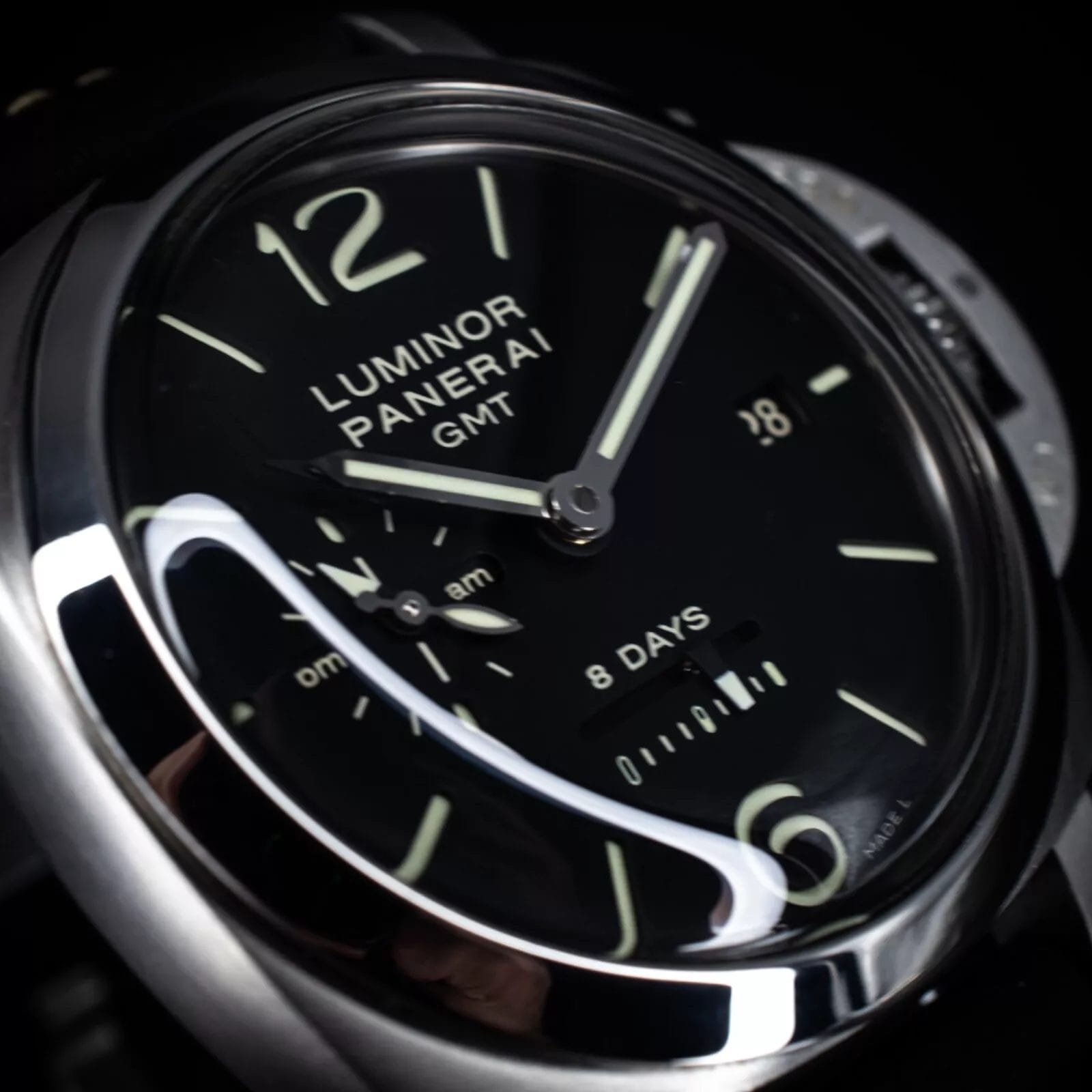 Panerai Luminor 1950 44mm Manual Wind 8-Day GMT, Ref. PAM00233 with Box - Image 7