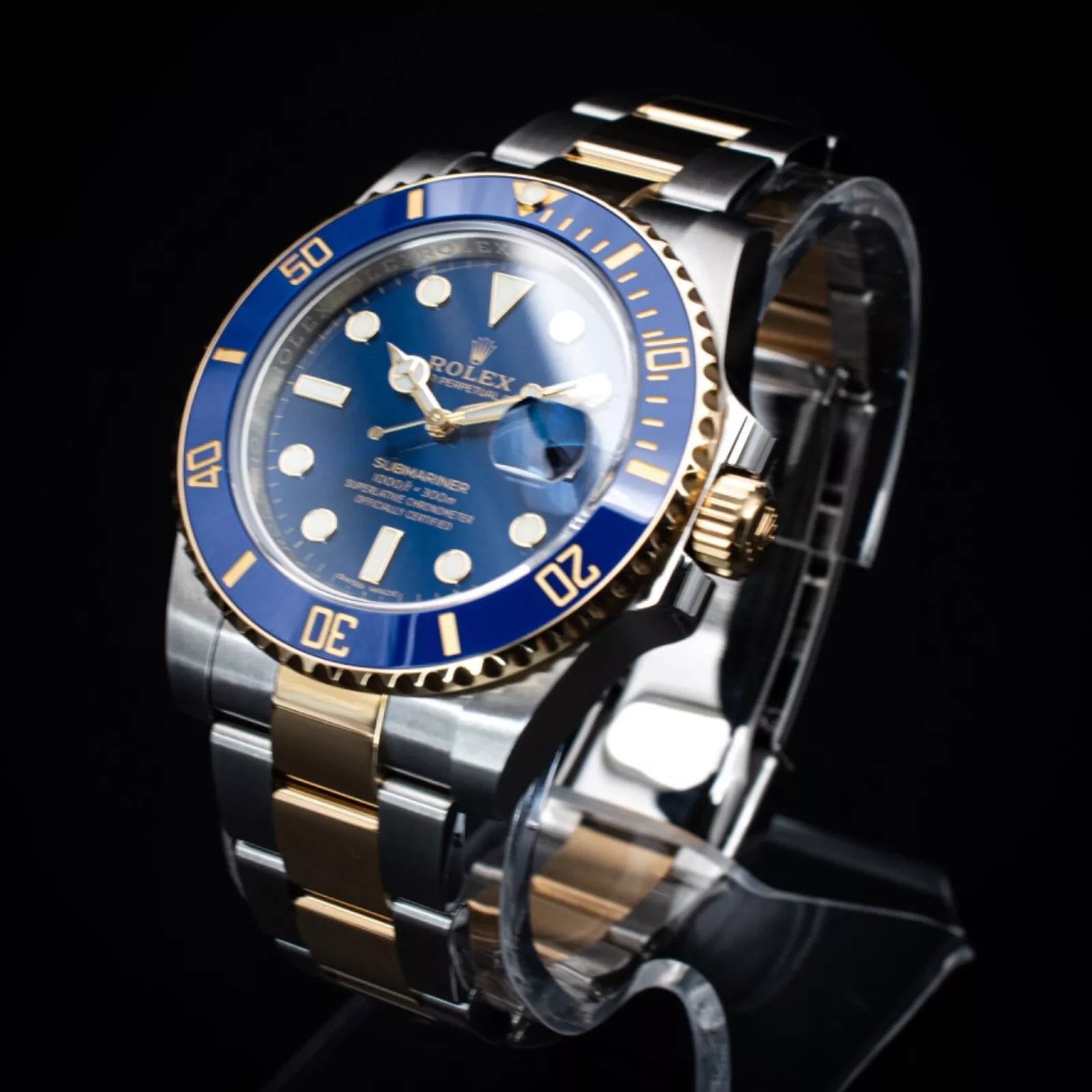 Rolex Submariner 40mm Blue Dial & Bezel in Steel and 18k YG, Ref 116613LB w/ B&P - Image 3