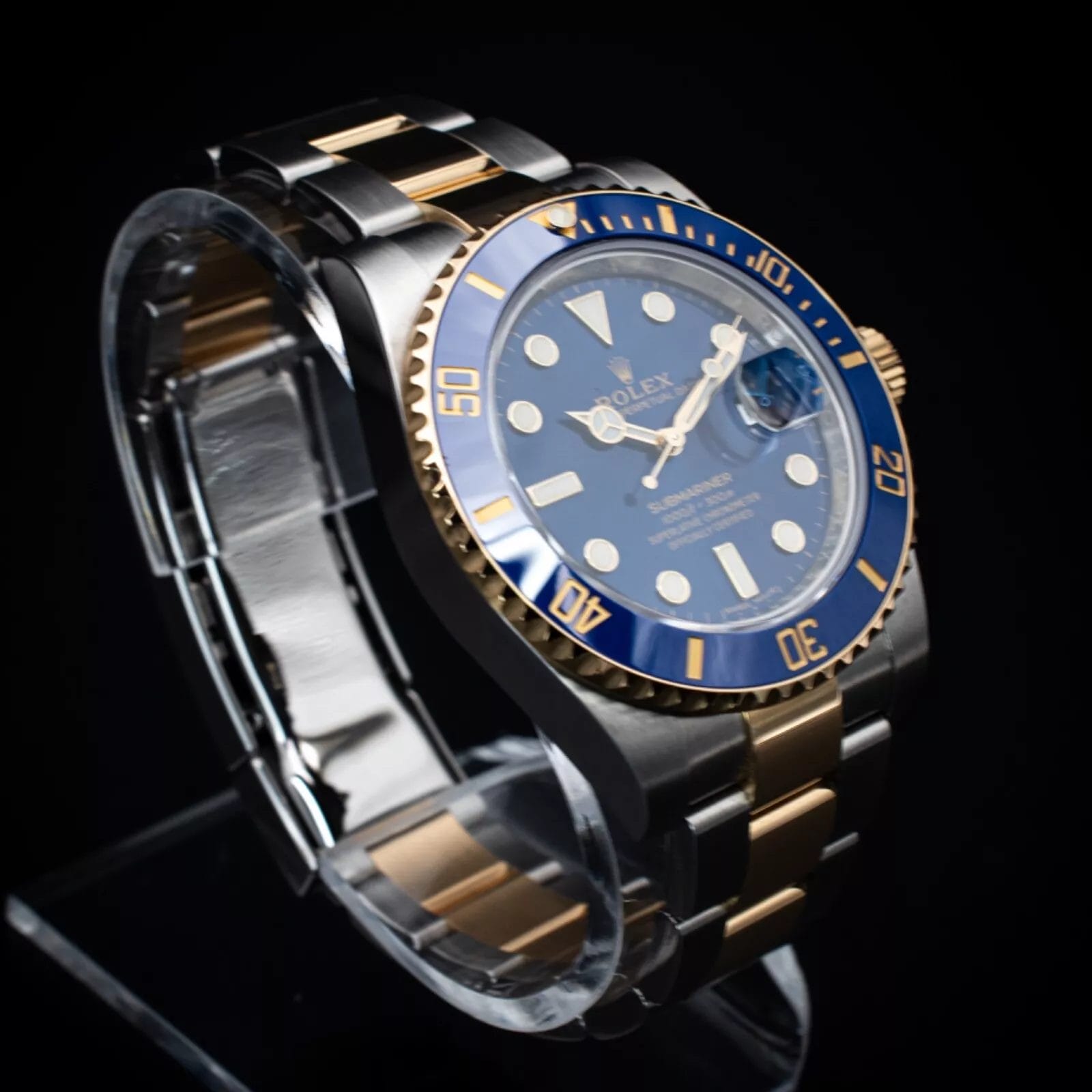 Rolex Submariner 40mm Blue Dial & Bezel in Steel and 18k YG, Ref 116613LB w/ B&P - Image 4