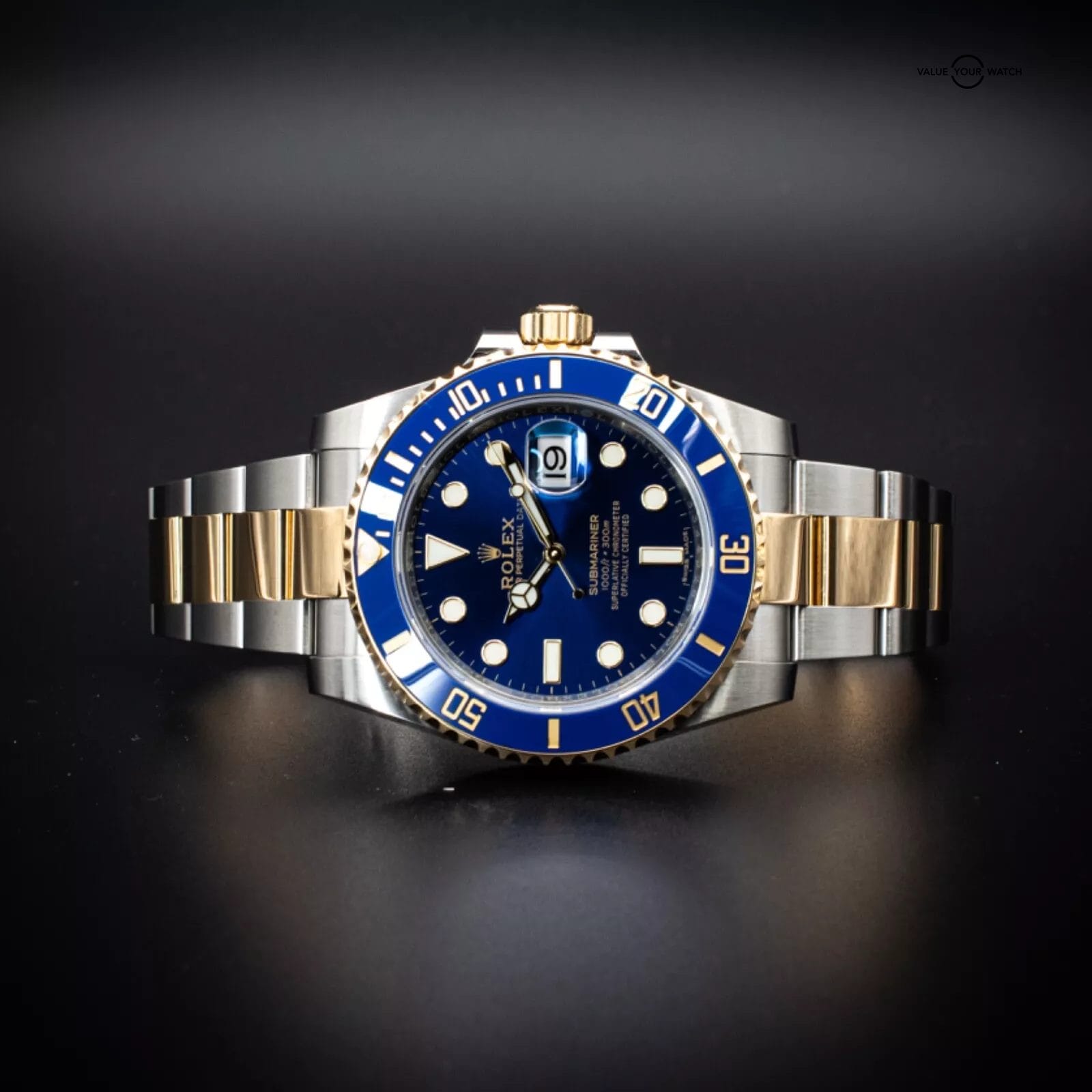 Rolex Submariner 40mm Blue Dial & Bezel in Steel and 18k YG, Ref 116613LB w/ B&P - Image 8