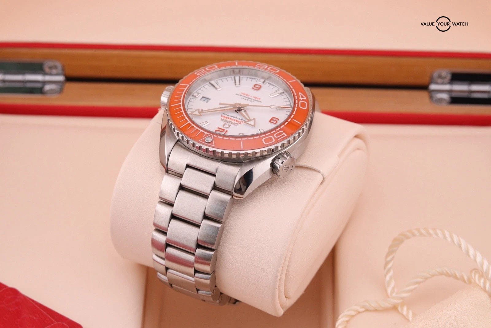 OMEGA Seamaster Planet Ocean 600M 215.30.44.21.04.001 Creamsicle 43.5mm - Image 6
