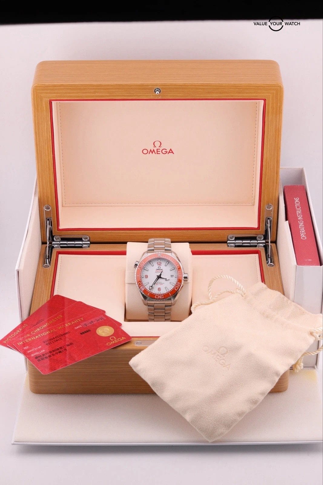 OMEGA Seamaster Planet Ocean 600M 215.30.44.21.04.001 Creamsicle 43.5mm - Image 11