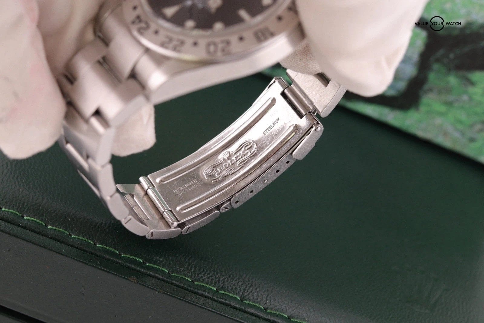 2005 ROLEX MENS EXPLORER II 16570 GMT | Box + Papers | No Holes Case - Image 6