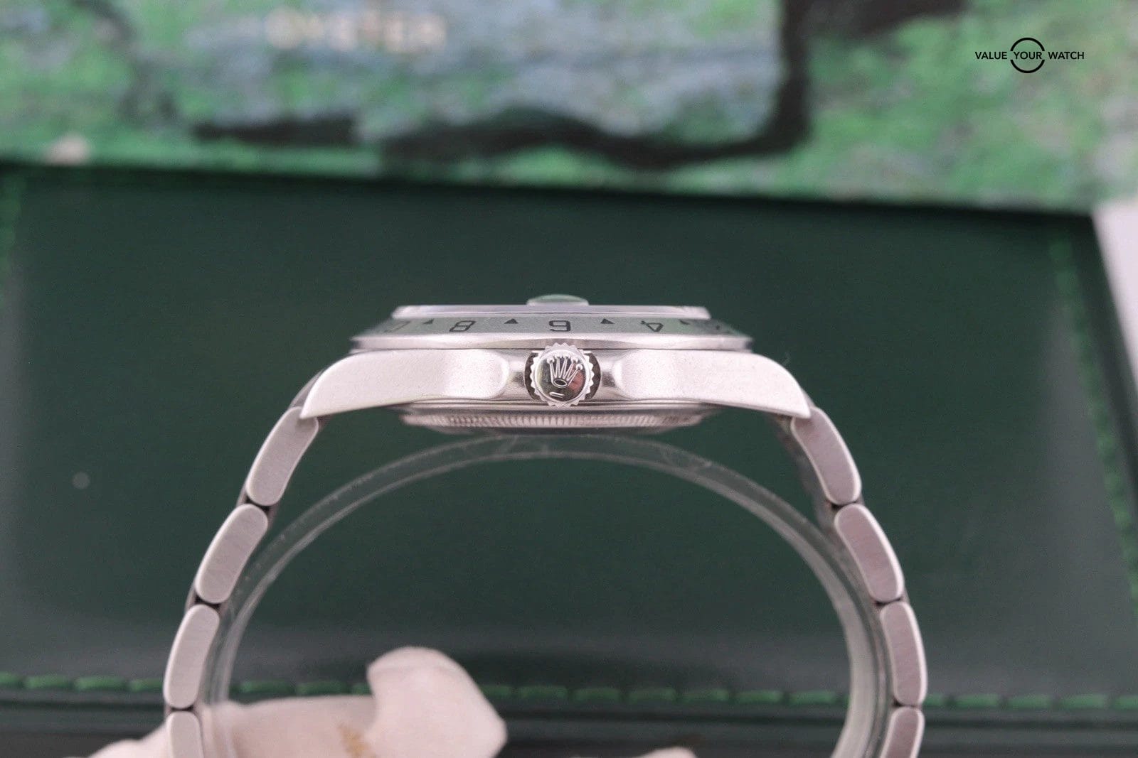 2005 ROLEX MENS EXPLORER II 16570 GMT | Box + Papers | No Holes Case - Image 9