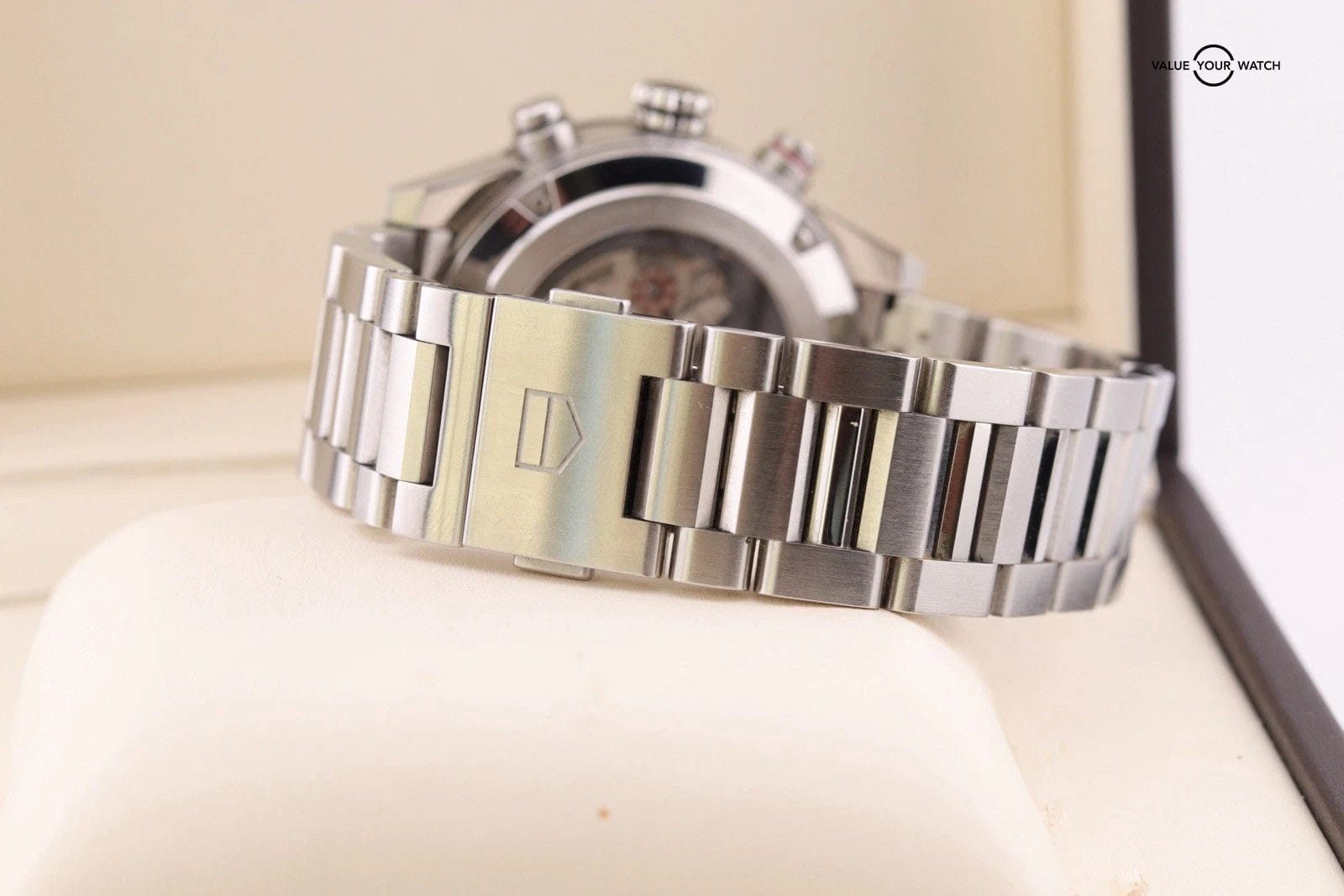 Tag Heuer Carrera Chronograph Stainless Steel 43mm Watch CAR201V.BA7014 B+P - Image 11