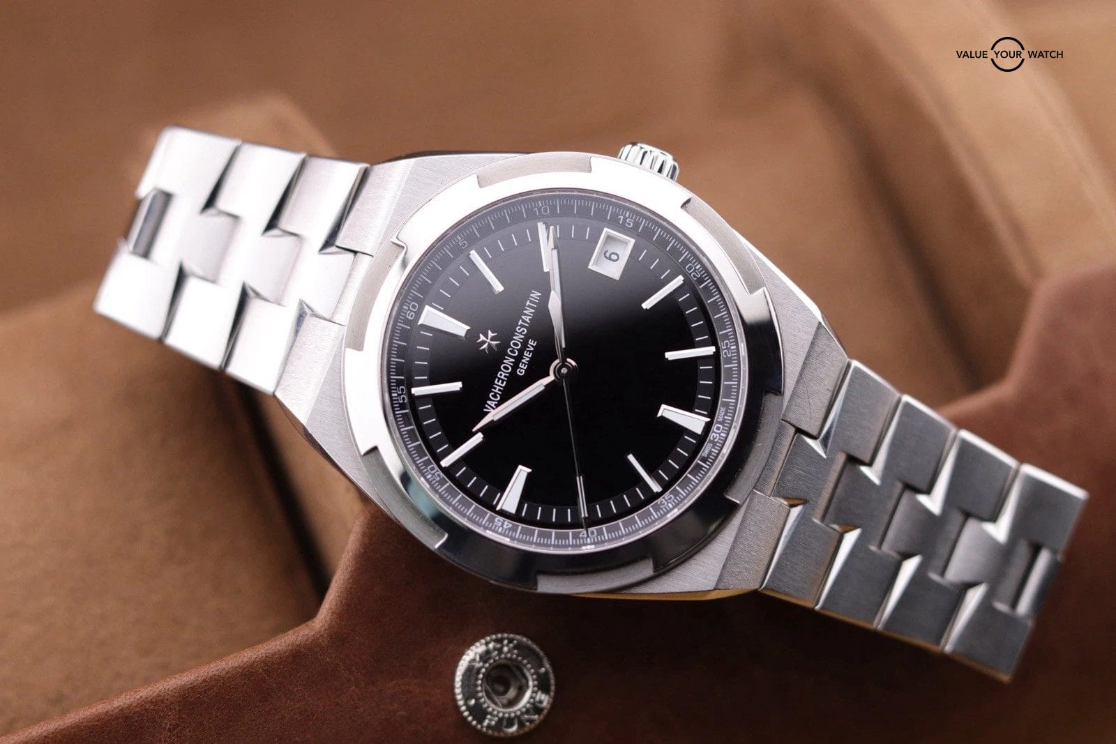 2022 Vacheron Constantin Overseas 41mm 4500V/110A-B483 Black Dial Stainless - Image 5