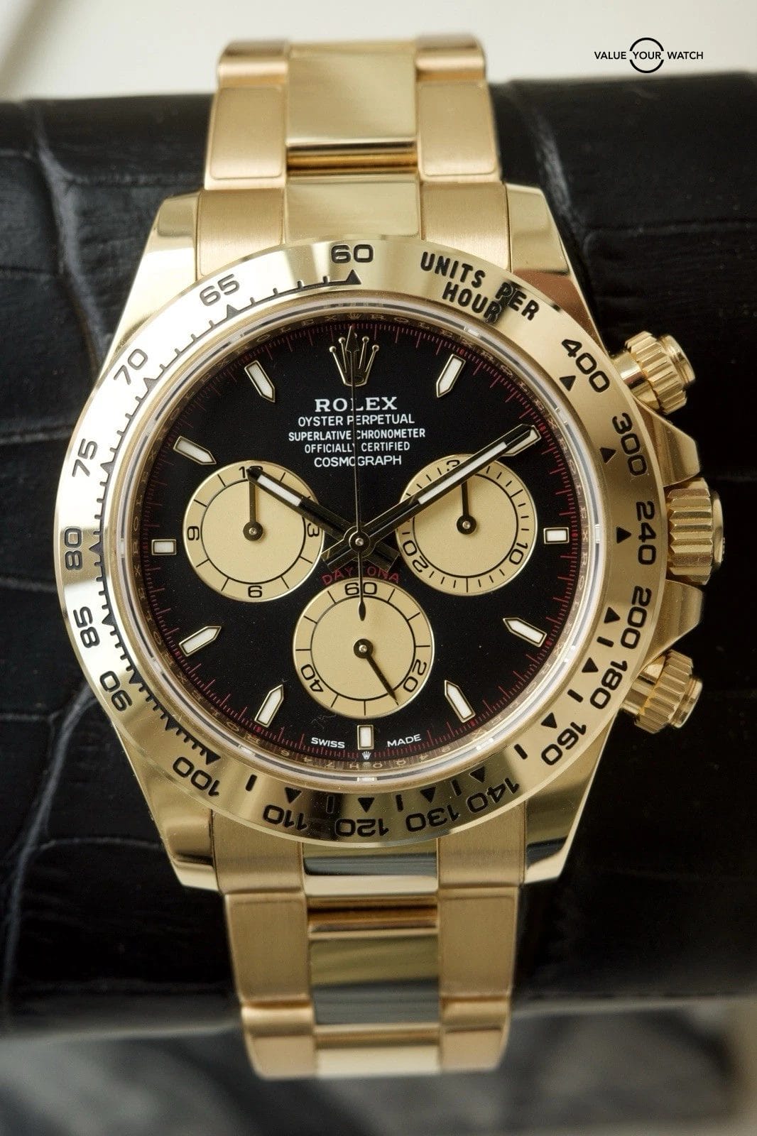 2023 Rolex Daytona 126508 Yellow Gold Black “Paul Newman” Complete Set RARE - Image 2