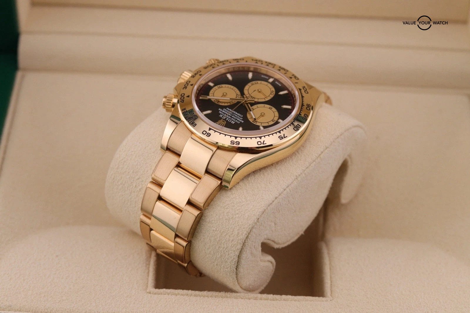 2023 Rolex Daytona 126508 Yellow Gold Black “Paul Newman” Complete Set RARE - Image 12