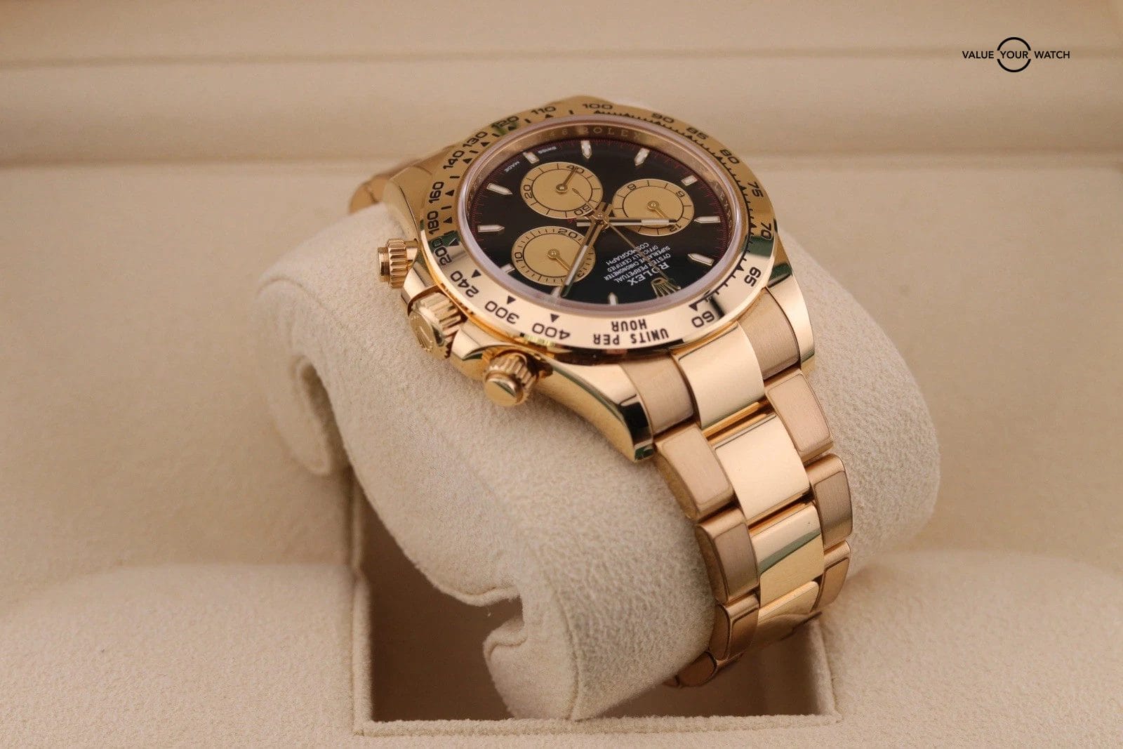 2023 Rolex Daytona 126508 Yellow Gold Black “Paul Newman” Complete Set RARE - Image 13
