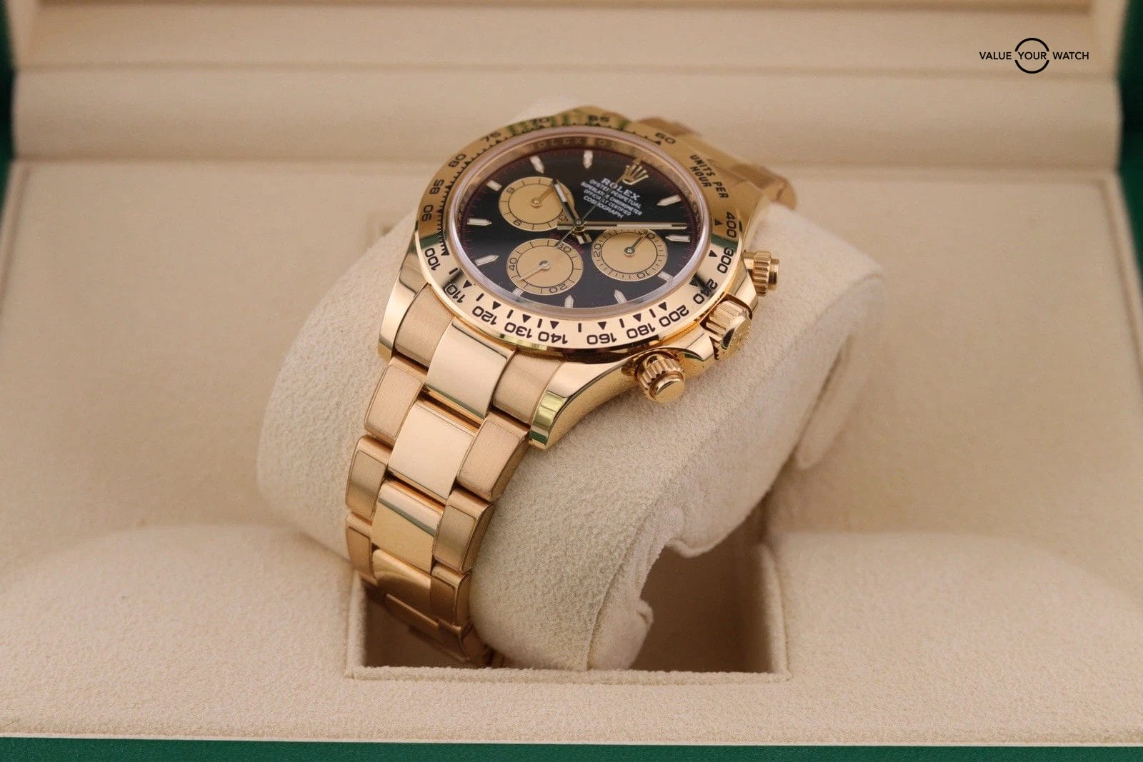 2023 Rolex Daytona 126508 Yellow Gold Black “Paul Newman” Complete Set RARE - Image 14