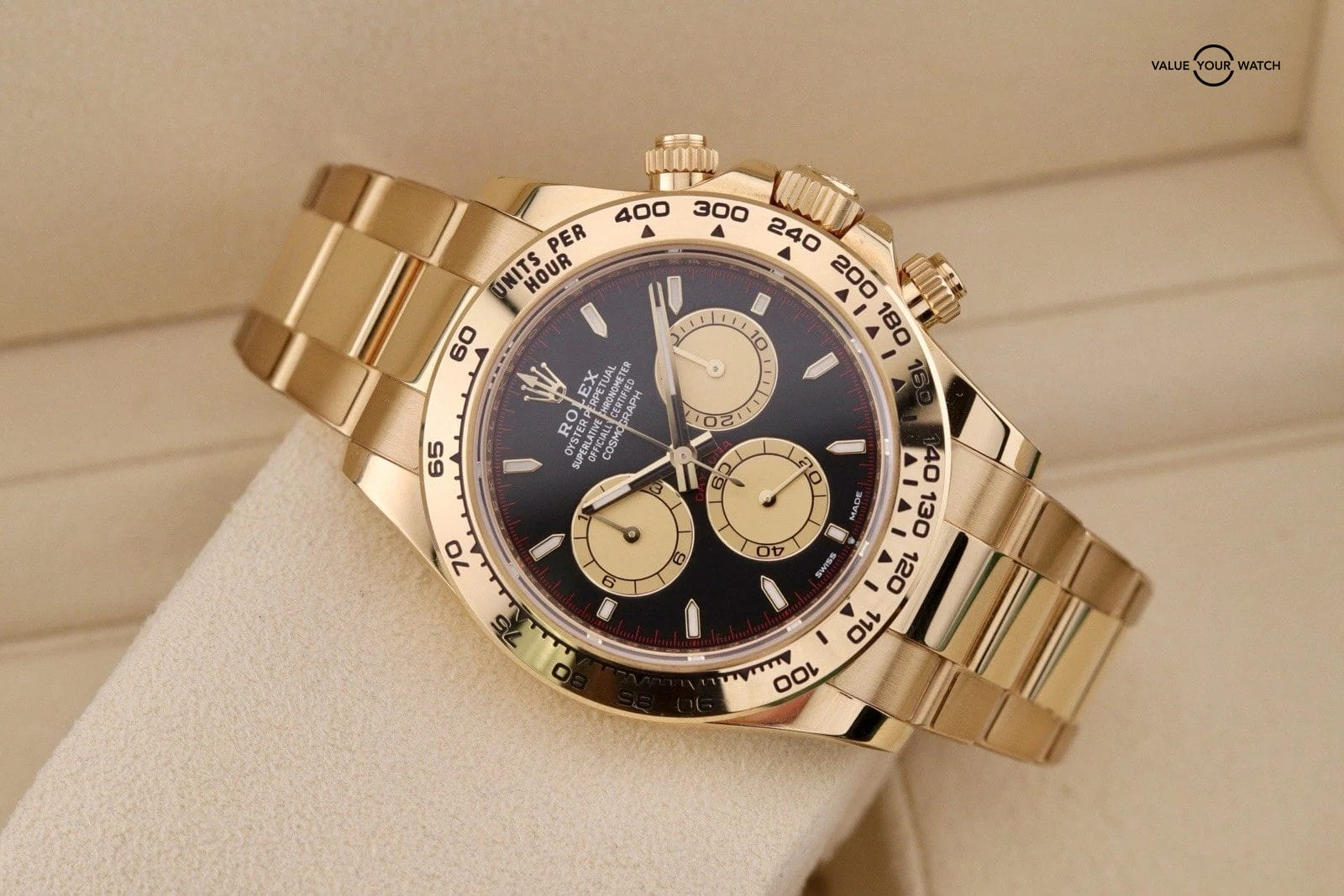 2023 Rolex Daytona 126508 Yellow Gold Black “Paul Newman” Complete Set RARE - Image 17