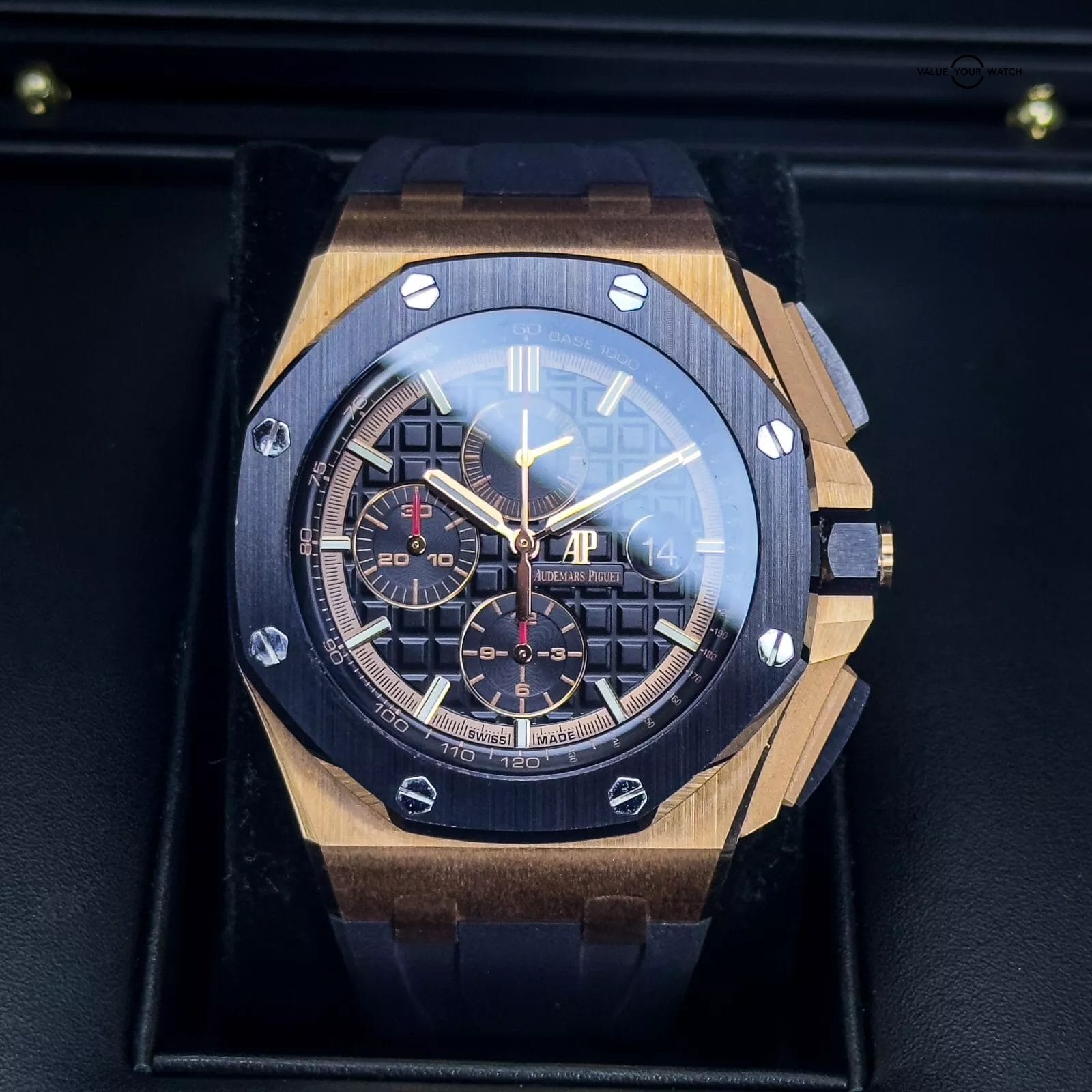 Audemars Piguet Royal Oak Offshore Chronograph 44mm Rose Gold Complete Set - Image 5