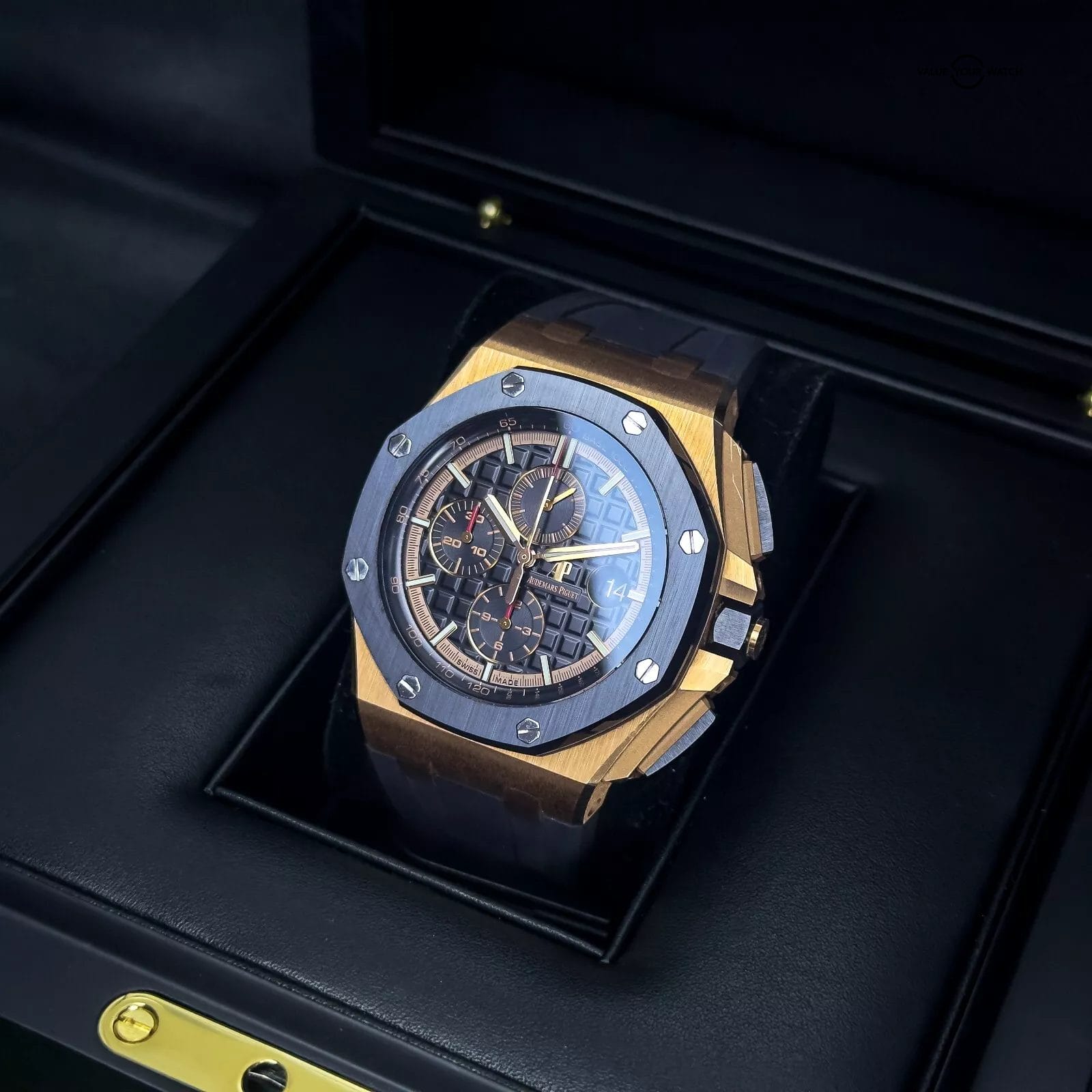 Audemars Piguet Royal Oak Offshore Chronograph 44mm Rose Gold Complete Set - Image 6