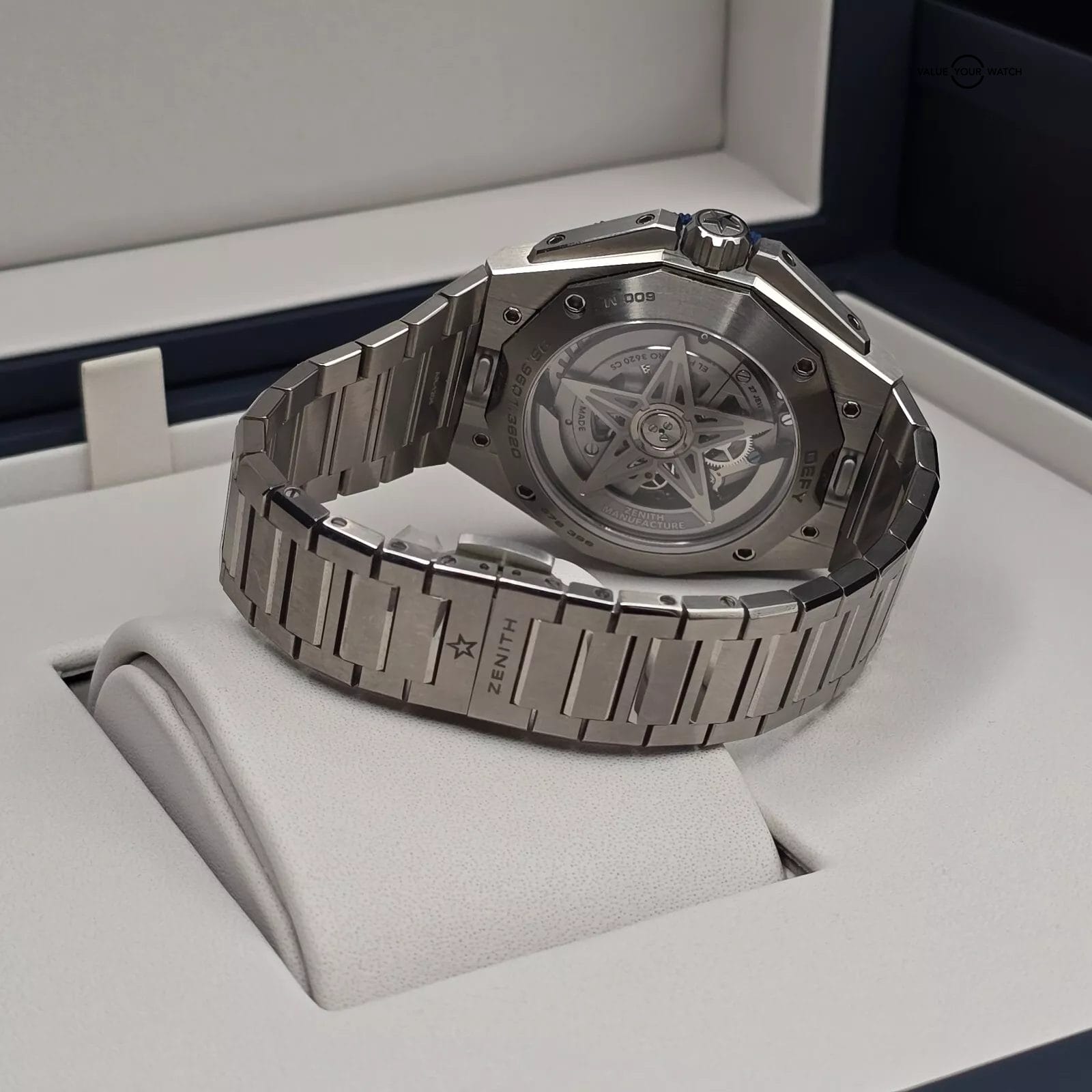 Zenith Defy Extreme Diver El Primero, Titanium with 3 straps, blue dial,full set - Image 8