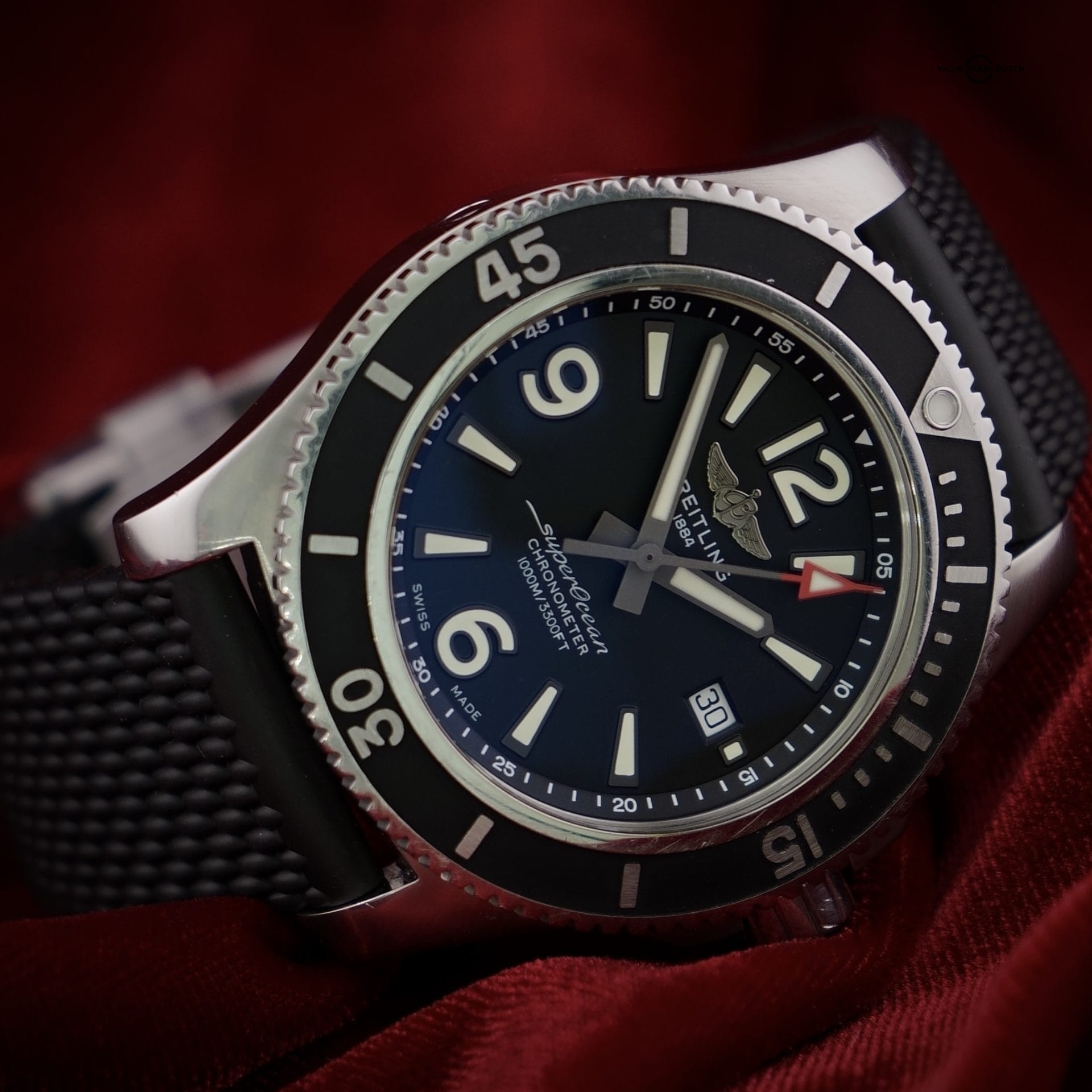 Breitling SuperOcean 44 Black Dial A17367