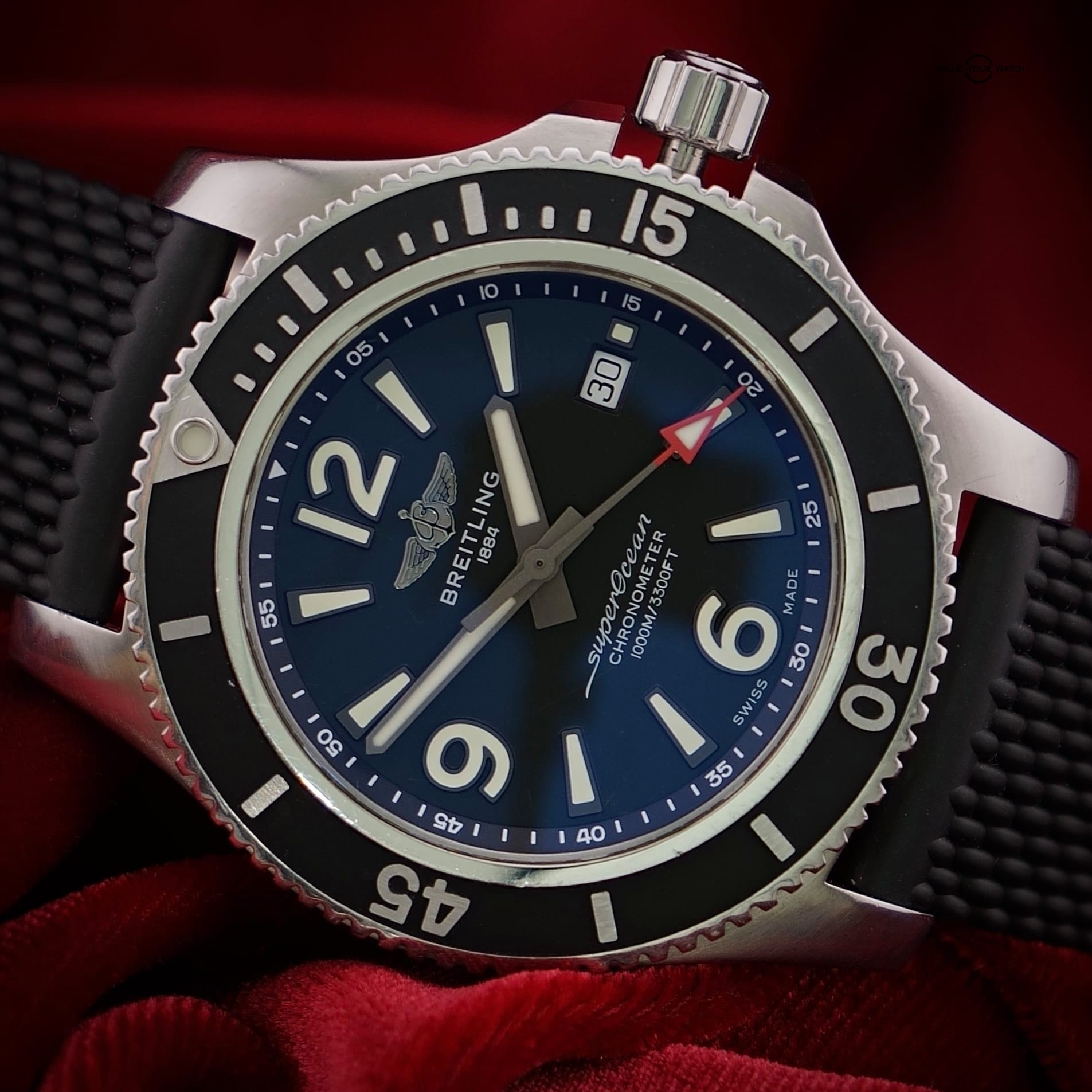 Breitling Superocean 44 Black Dial A17367 - Full Complete Set - Image 4