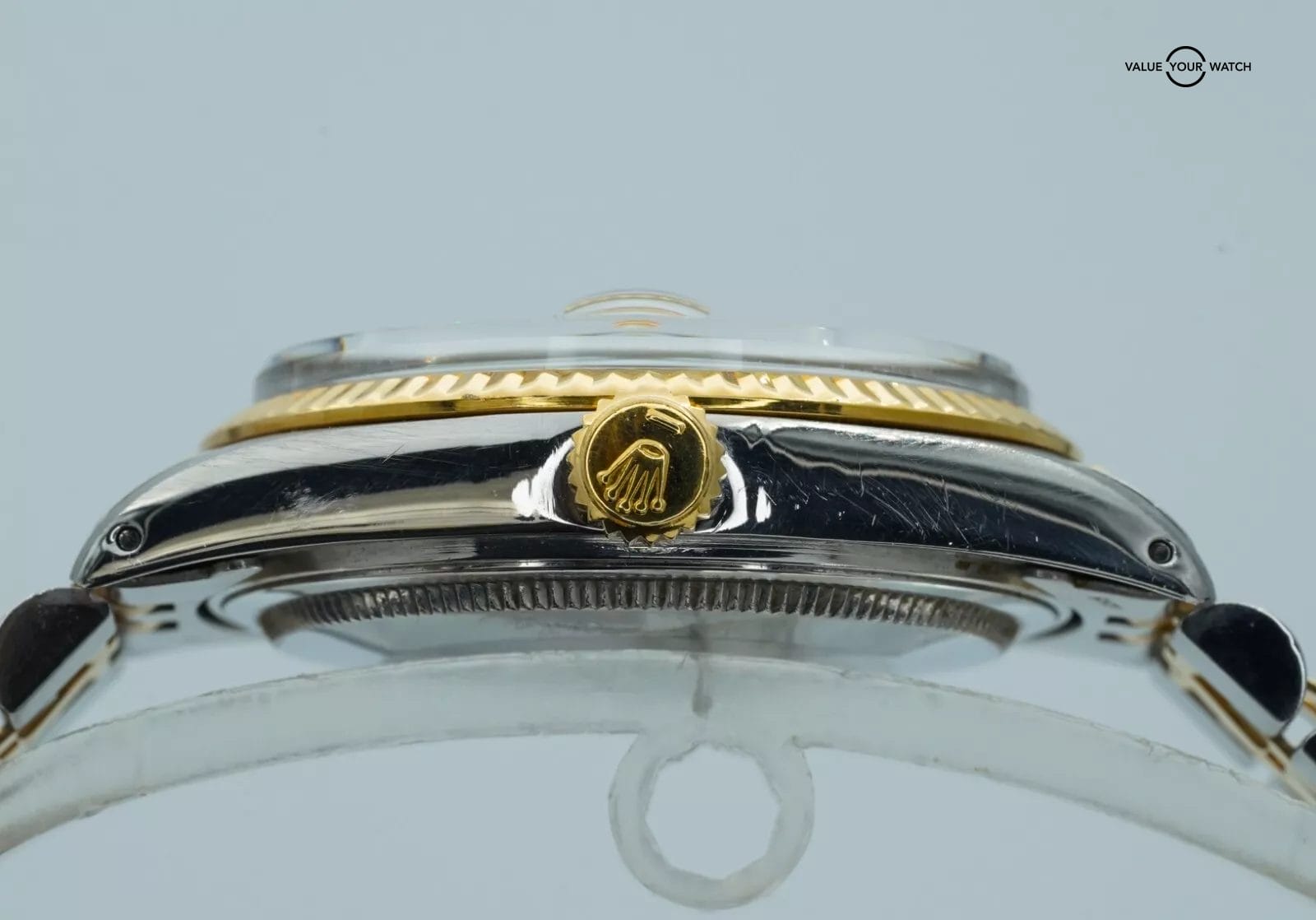 Rolex Datejust 16013 Stainless Steel and 18K Yellow Gold Black Dial Jubilee! - Image 9