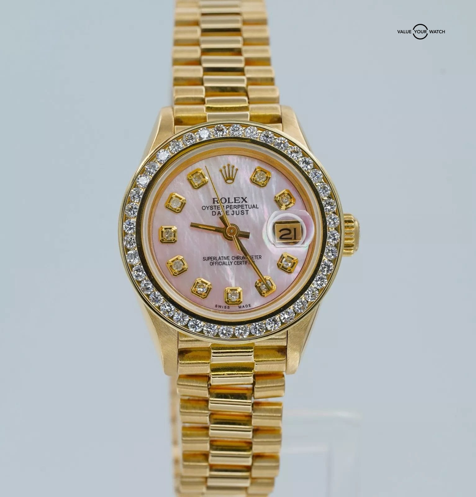 Rolex Ladies Datejust 26mm 69178 18K Yellow Gold!