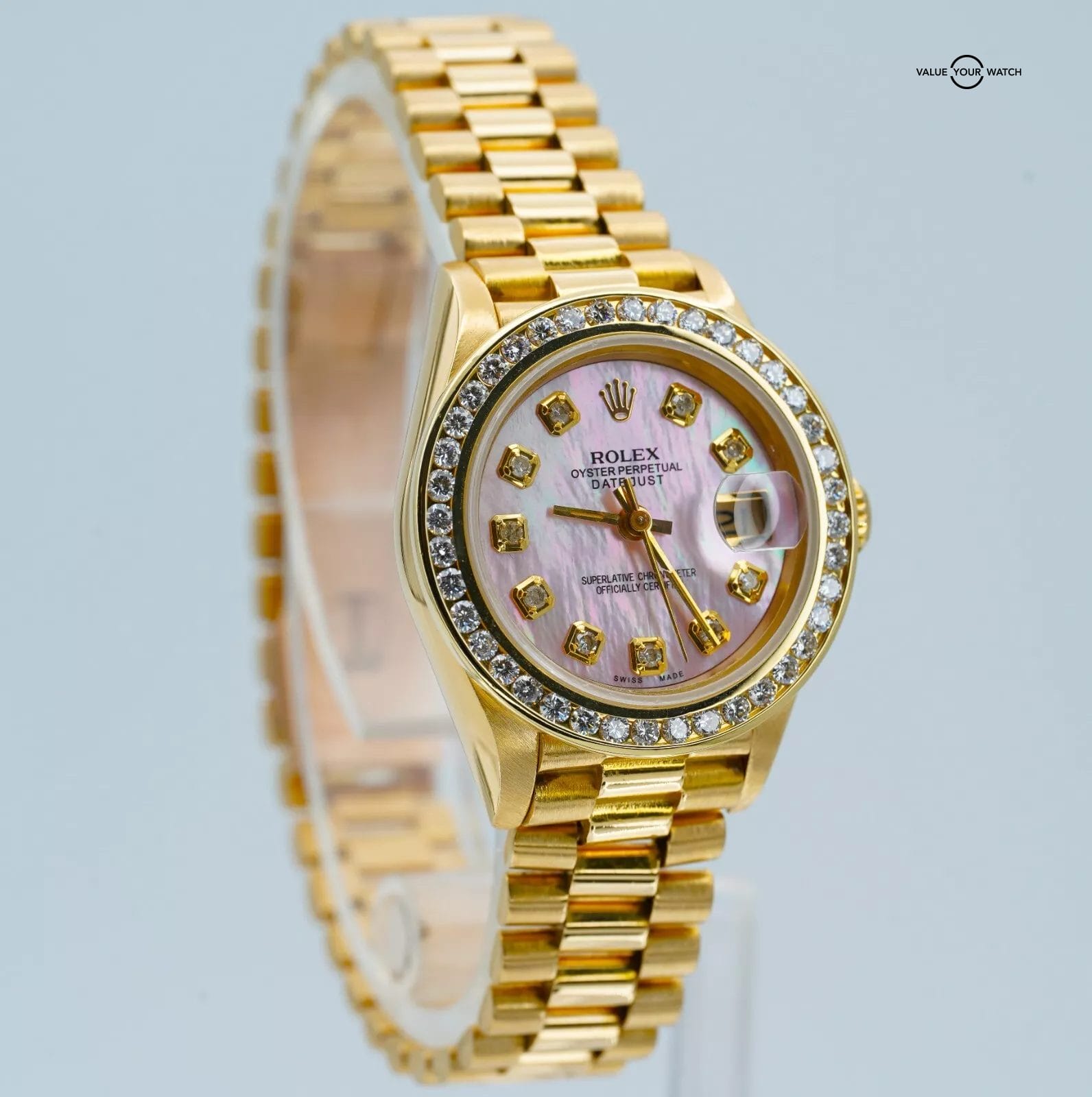 Rolex Ladies Datejust 26mm 69178 18K Yellow Gold! - Image 18