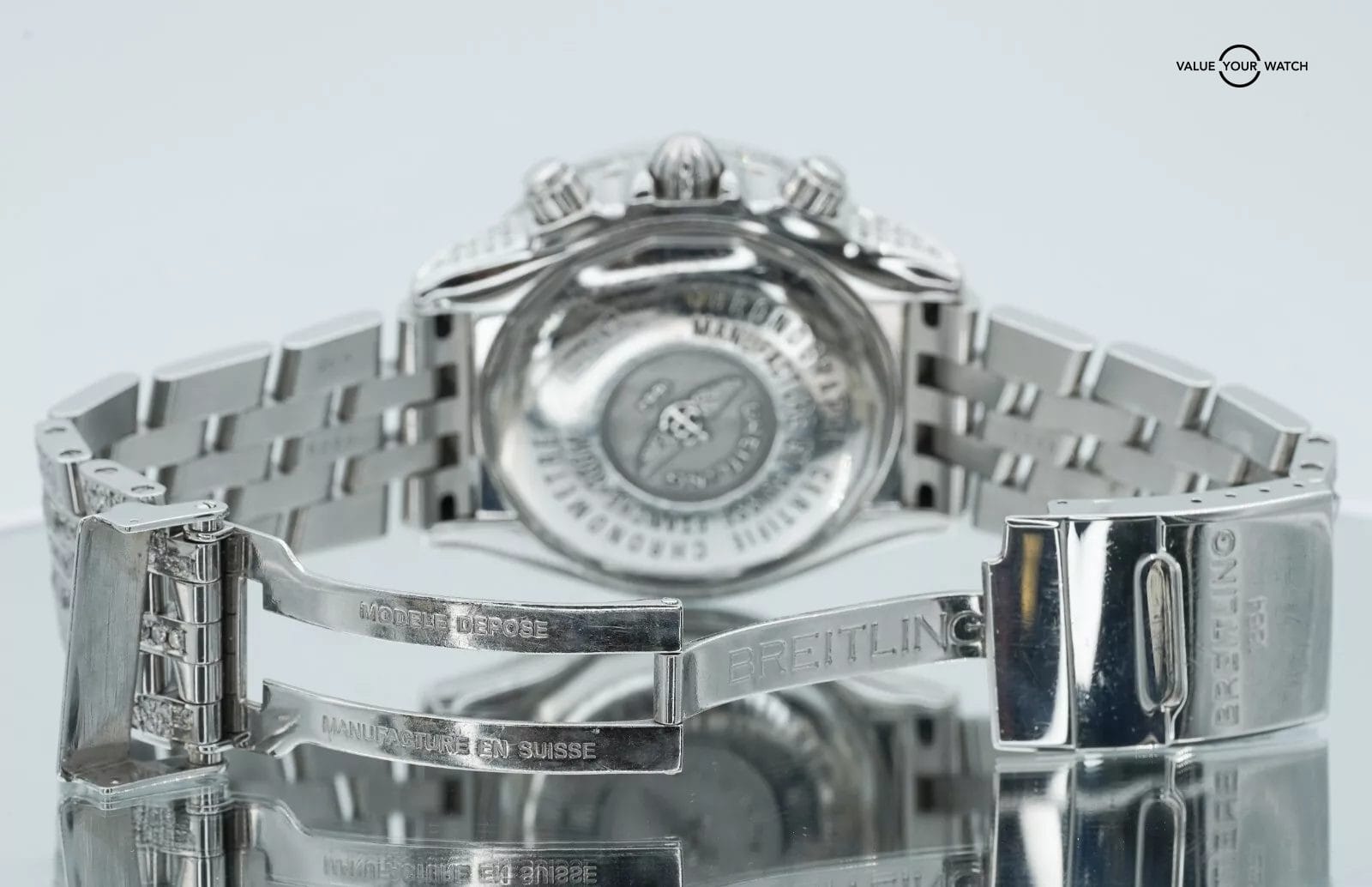 Breitling Chronomat Evolution A13356 Diamonds Iced Out Mother of Pearl Dial! - Image 8