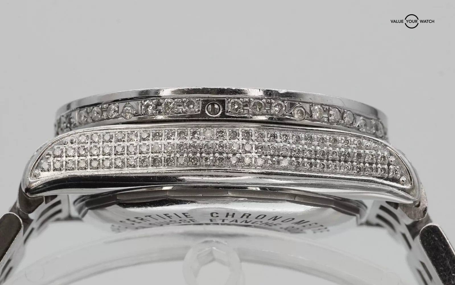 Breitling Chronomat Evolution A13356 Diamonds Iced Out Mother of Pearl Dial! - Image 10