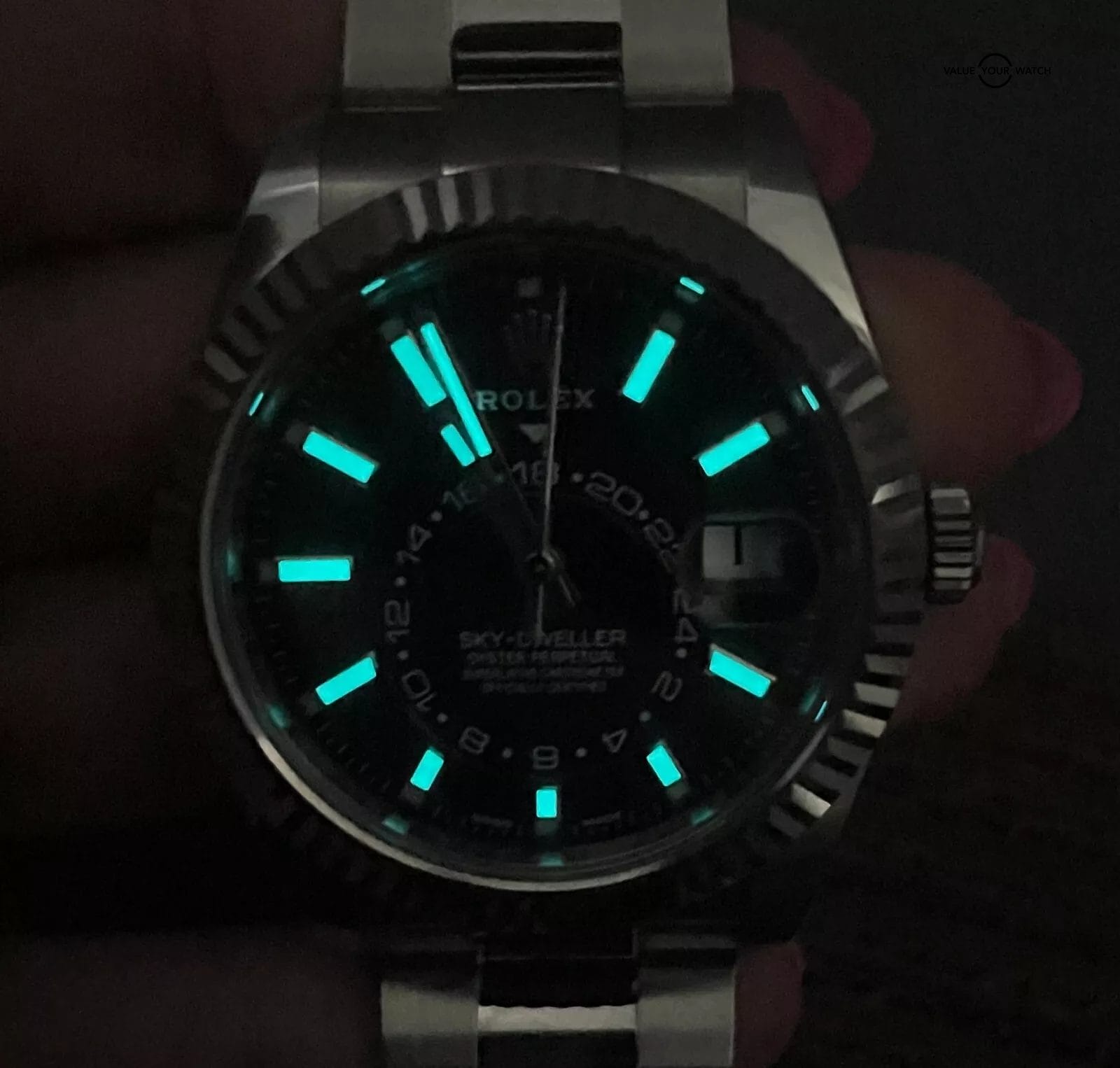 Rolex Sky-Dweller Black Dial Stainless Steel 326934 BOXES/PAPERS! - Image 2