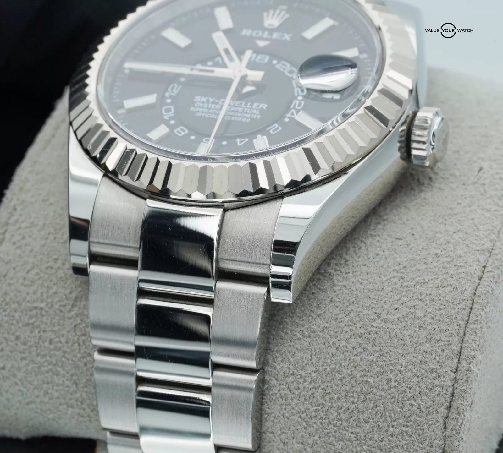 Rolex Sky-Dweller Black Dial Stainless Steel 326934 BOXES/PAPERS! - Image 6