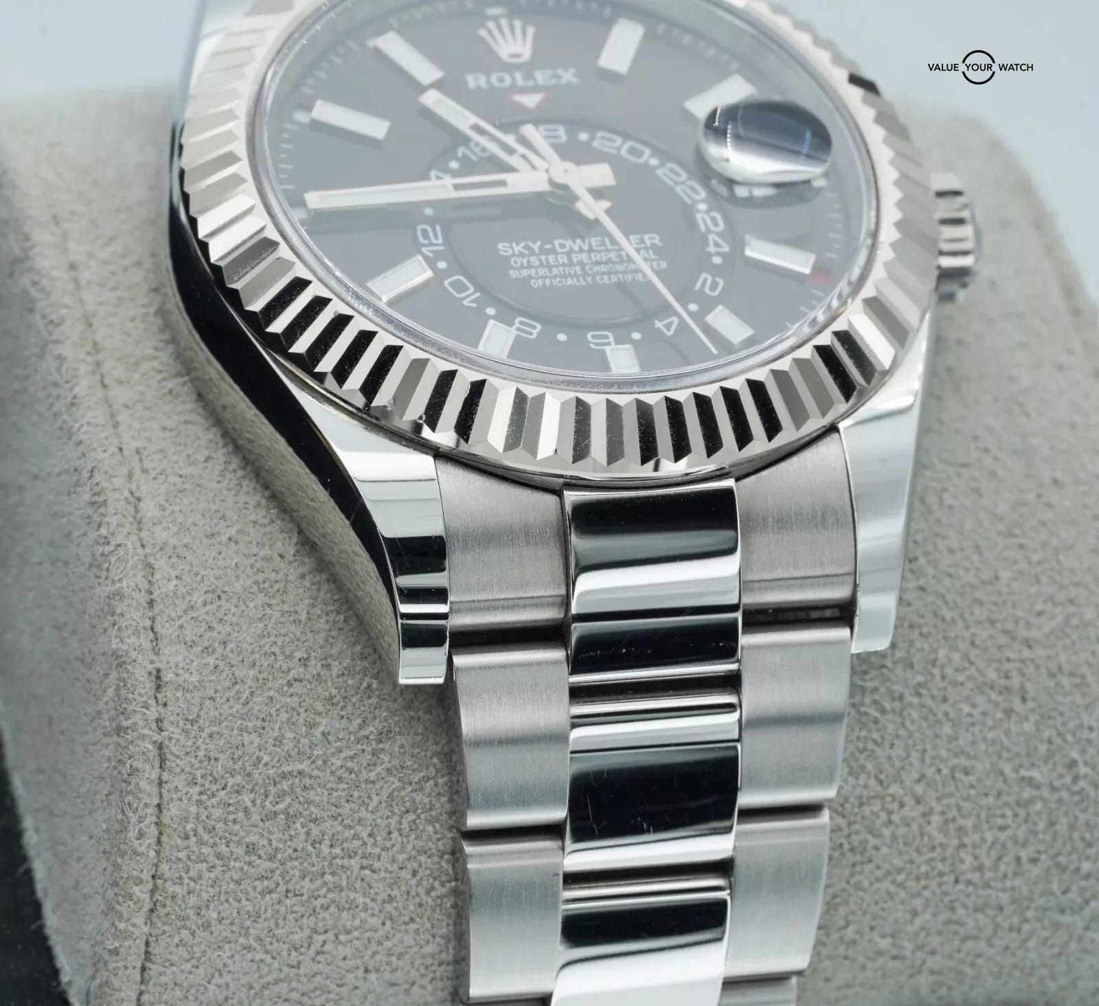 Rolex Sky-Dweller Black Dial Stainless Steel 326934 BOXES/PAPERS! - Image 7