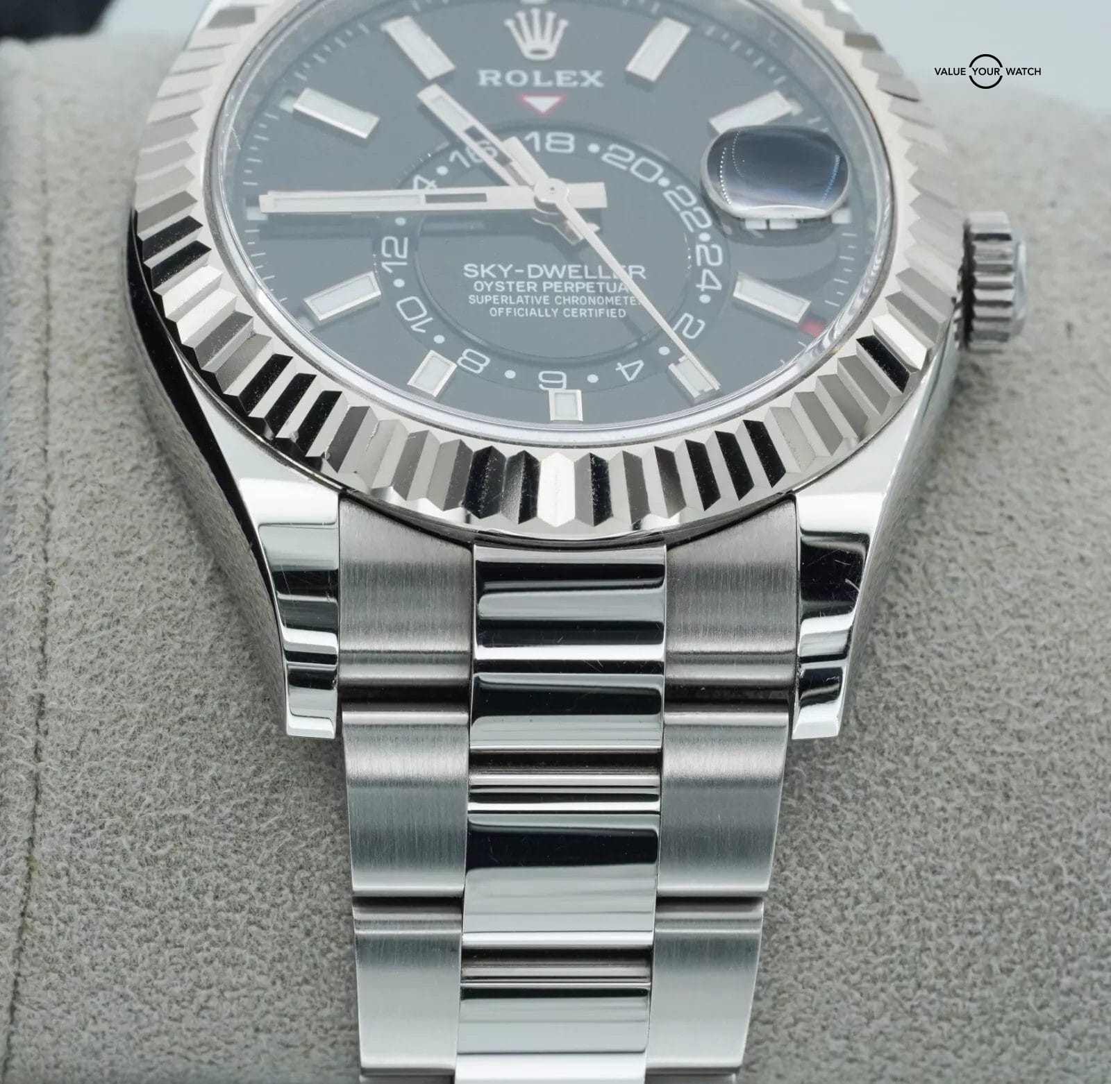 Rolex Sky-Dweller Black Dial Stainless Steel 326934 BOXES/PAPERS! - Image 9