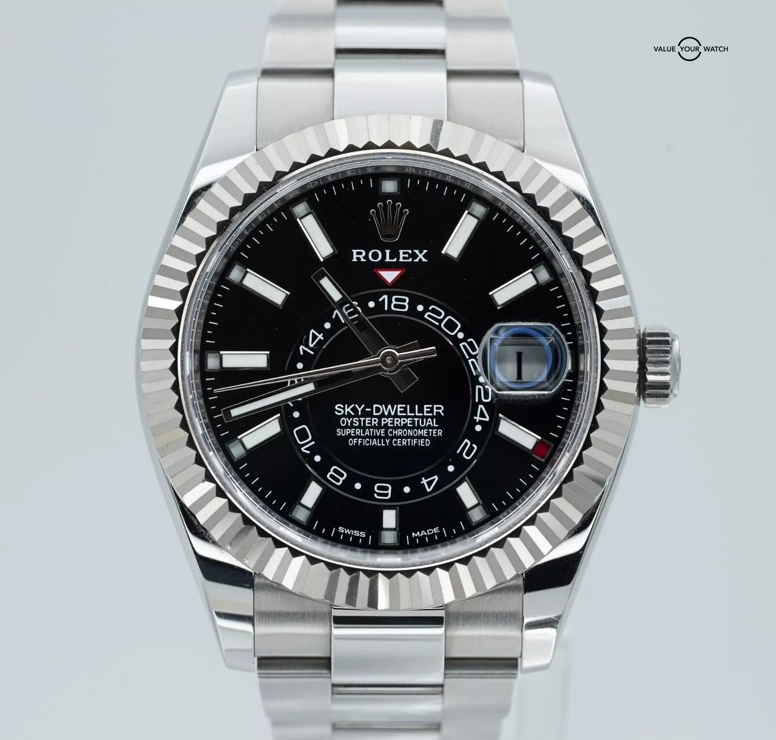 Rolex Sky-Dweller Black Dial Stainless Steel 326934 BOXES/PAPERS! - Image 15