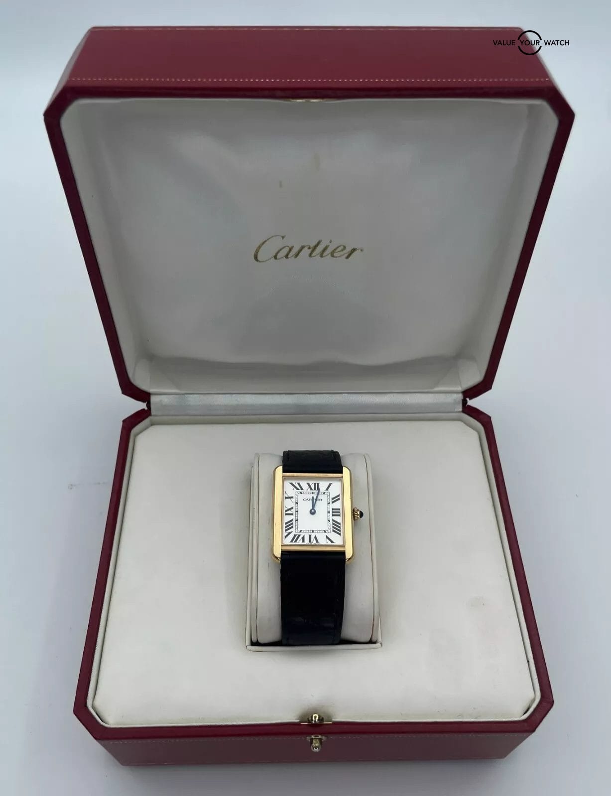 Cartier Tank Solo Large Yellow Gold Steel W5200004! - Image 2