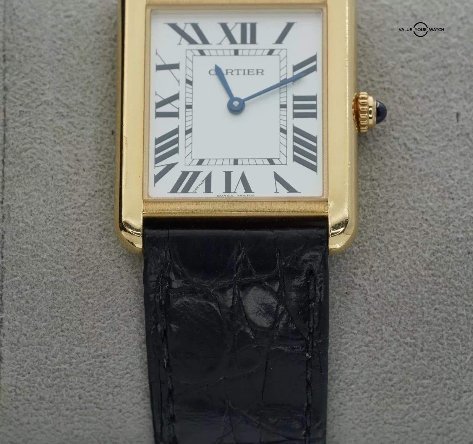 Cartier Tank Solo Large Yellow Gold Steel W5200004! - Image 4