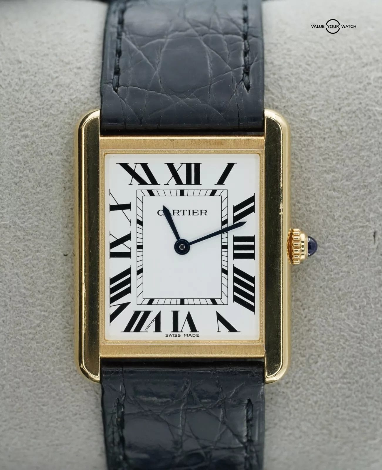 Cartier Tank Solo Large Yellow Gold Steel W5200004! - Image 5
