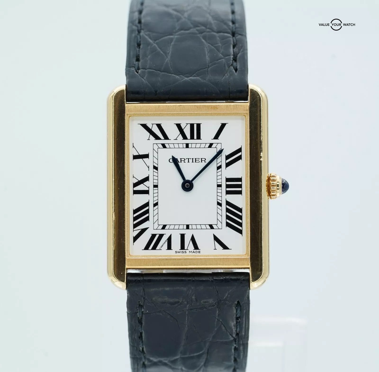 Cartier Tank Solo Large Yellow Gold Steel W5200004! - Image 6