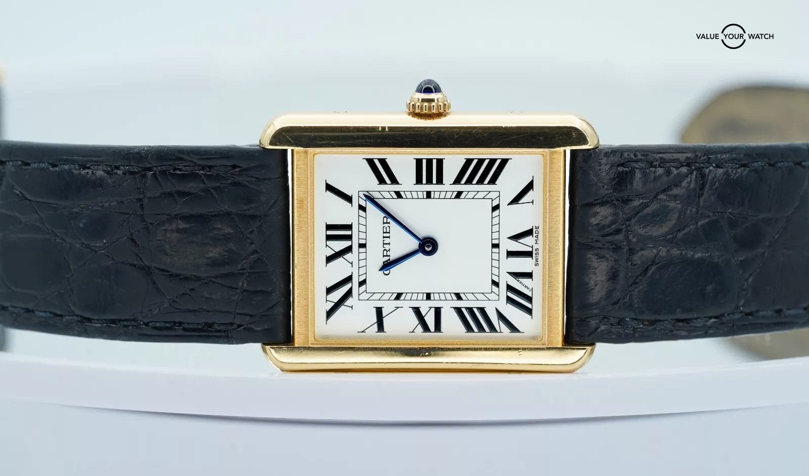 Cartier Tank Solo Large Yellow Gold Steel W5200004! - Image 7