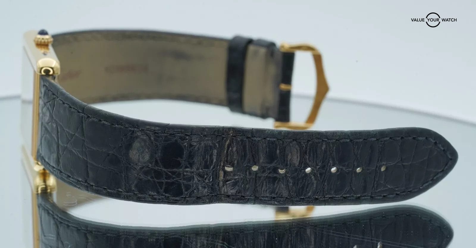 Cartier Tank Solo Large Yellow Gold Steel W5200004! - Image 10