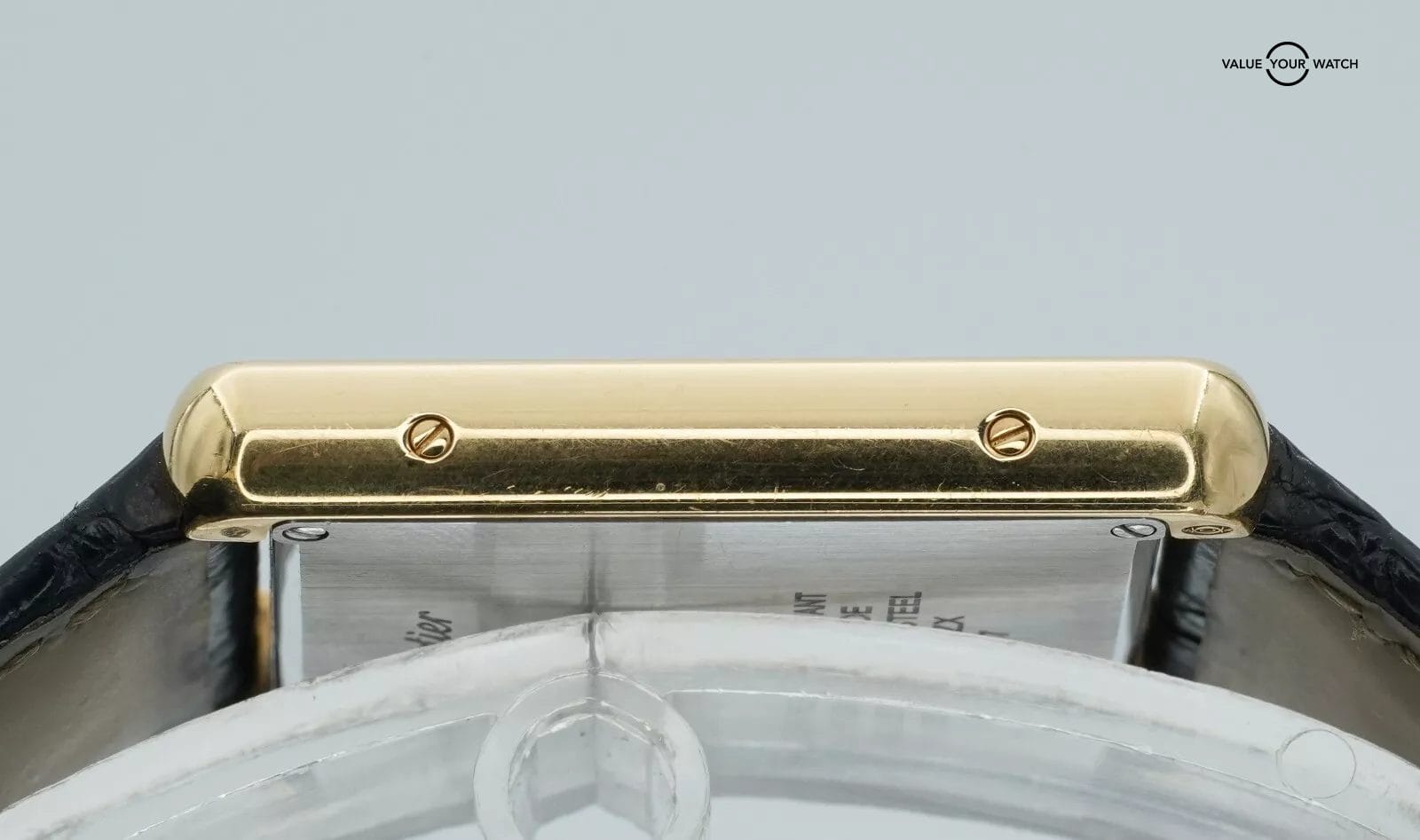 Cartier Tank Solo Large Yellow Gold Steel W5200004! - Image 12