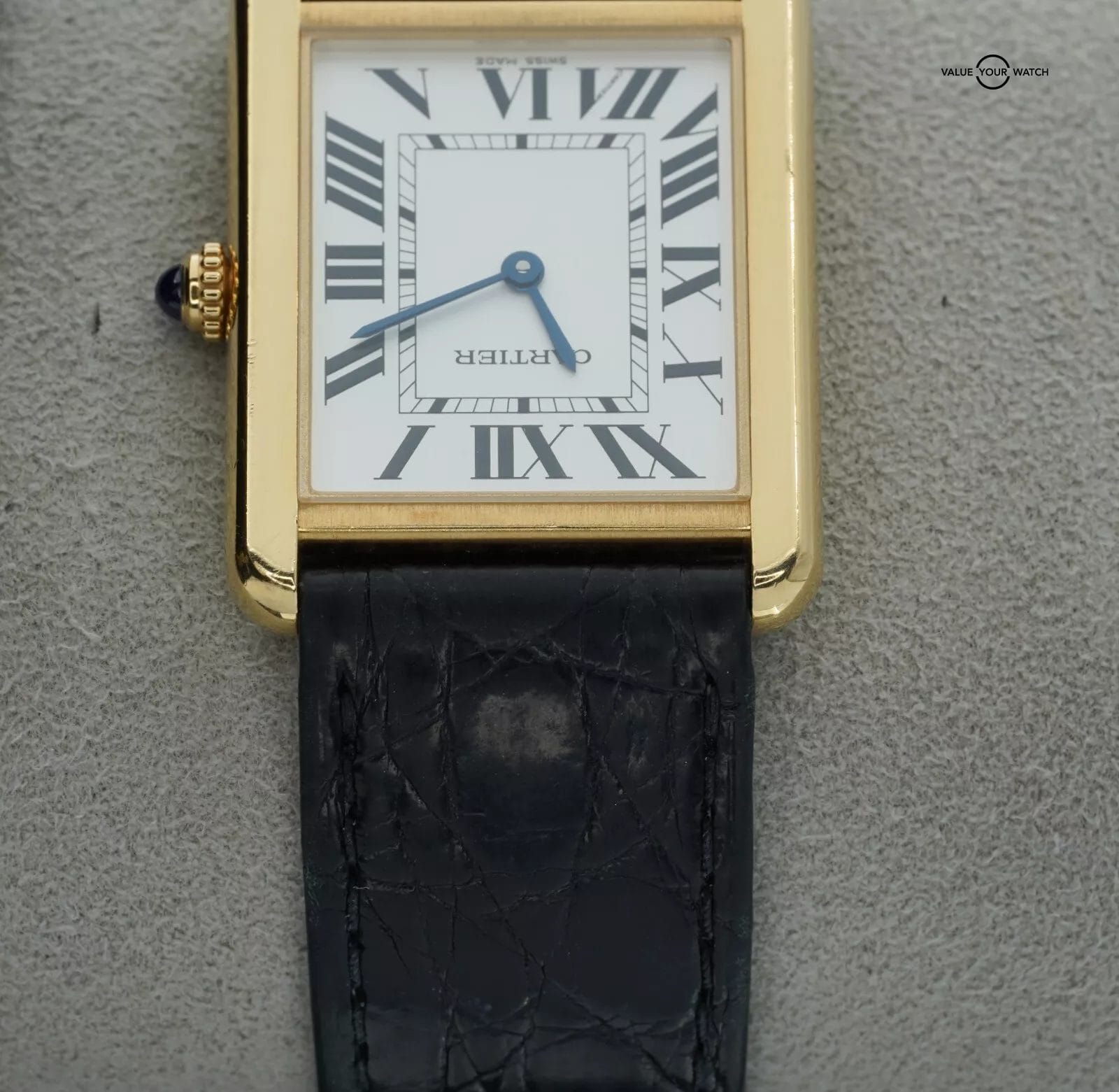 Cartier Tank Solo Large Yellow Gold Steel W5200004! - Image 13
