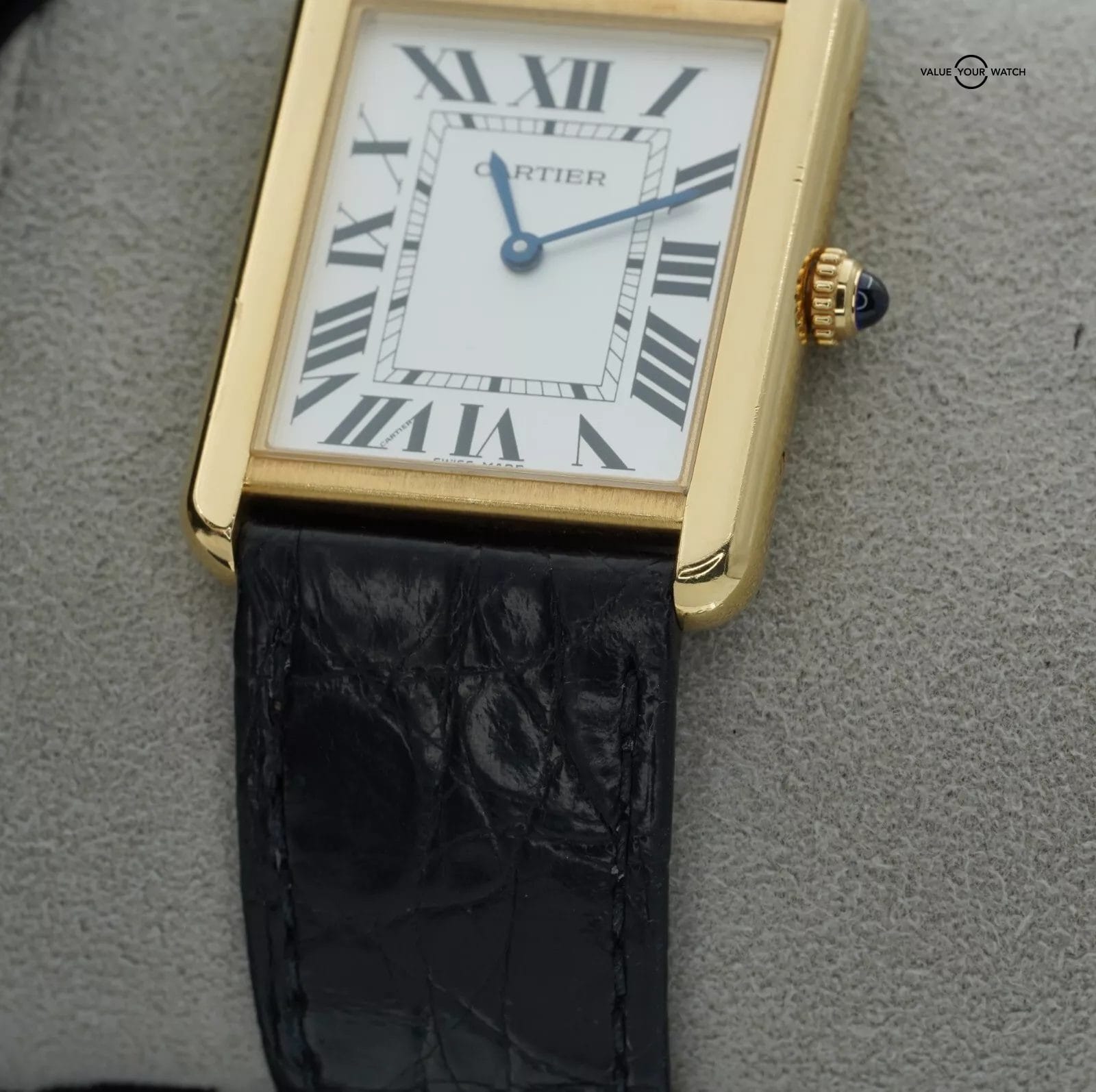 Cartier Tank Solo Large Yellow Gold Steel W5200004! - Image 16