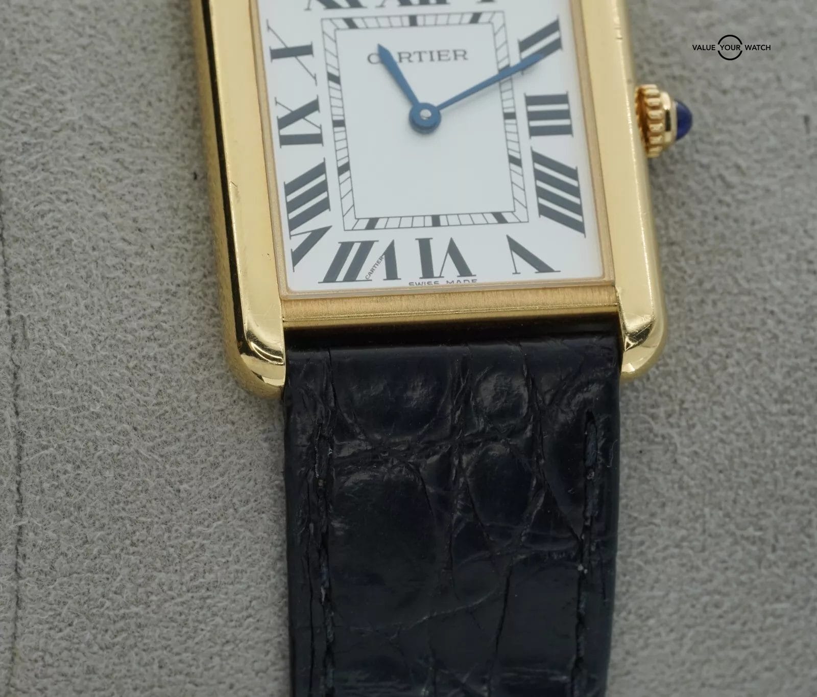 Cartier Tank Solo Large Yellow Gold Steel W5200004! - Image 17