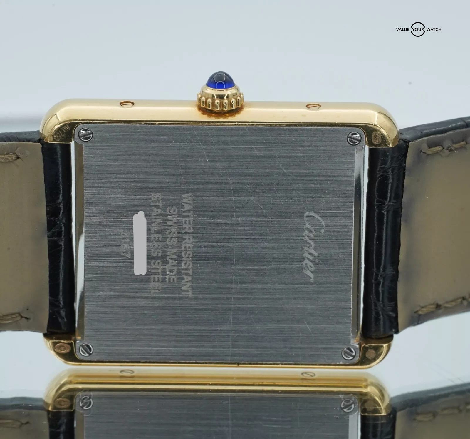 Cartier Tank Solo Large Yellow Gold Steel W5200004! - Image 19