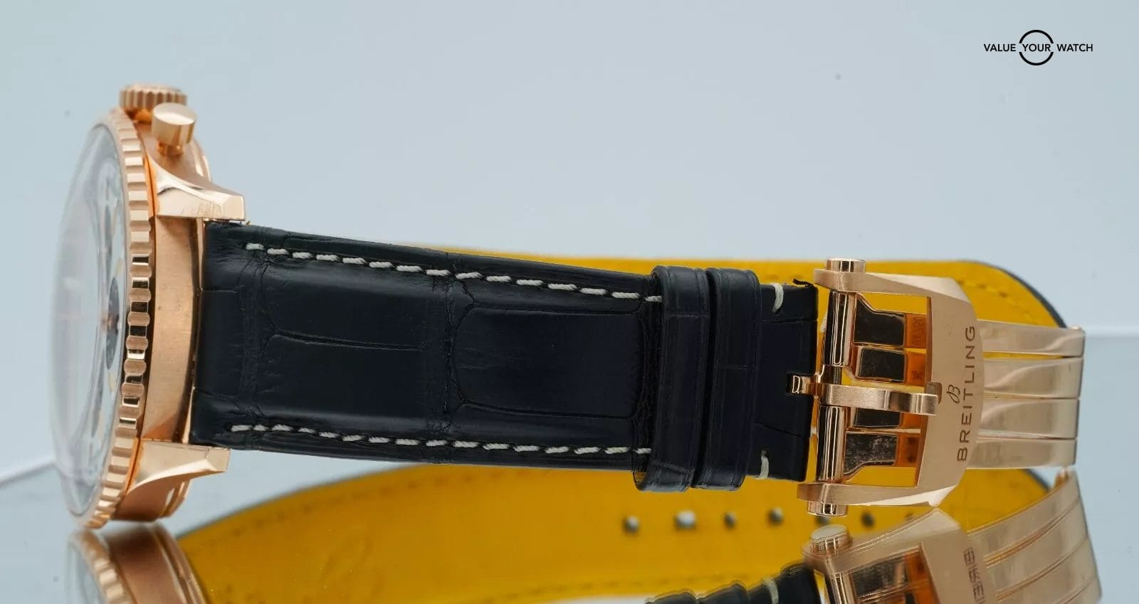 Breitling Navitimer B01 Chronograph 46mm 18K Red Gold RB0137 Silver Dial B/P! - Image 12